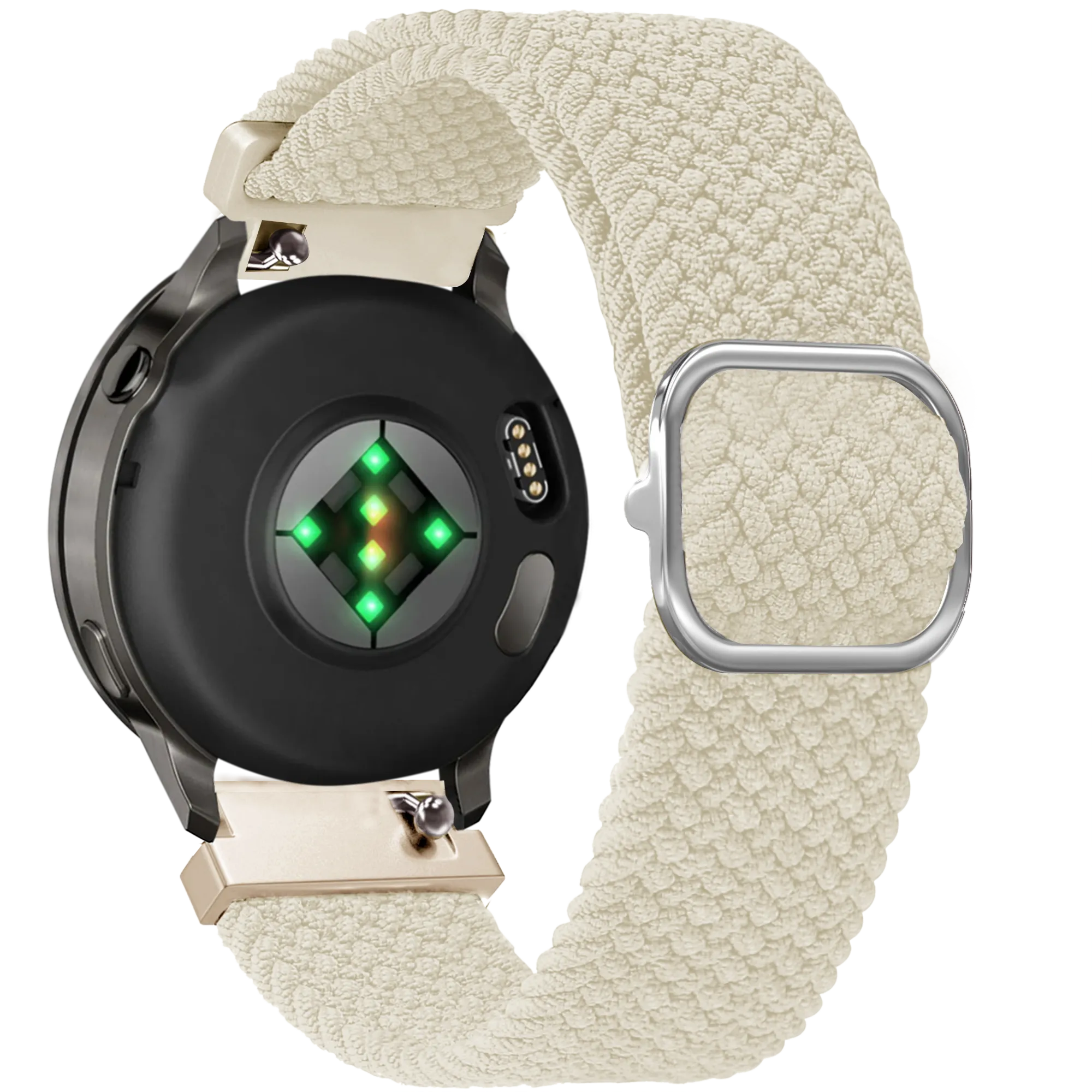 Bandz Garmin Forerunner 265s Verstellbares Geflochtenes Armband (Polarstern)