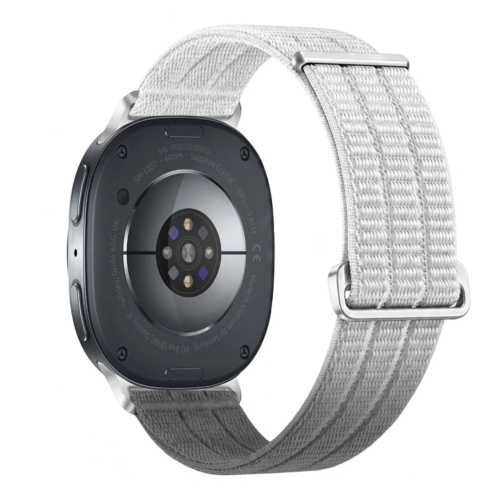 Samsung Galaxy Watch 9 - 40mm nylon air band (gradient grijs)