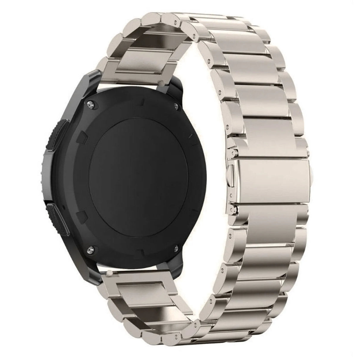 Titanium Strap, on a watch, 3/4 rear view