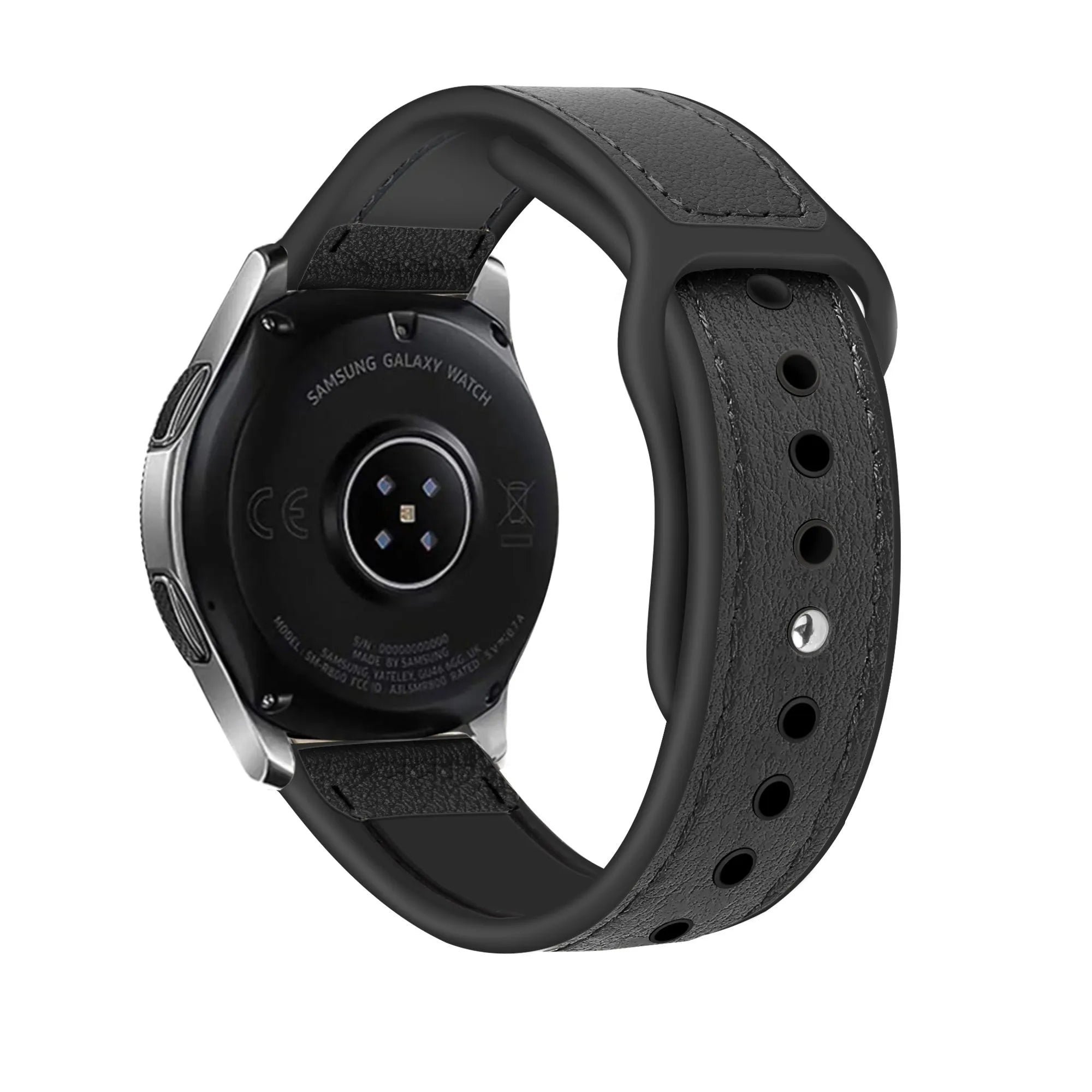 Polar Grit X2 Pro Leather Hybrid Strap (Black)