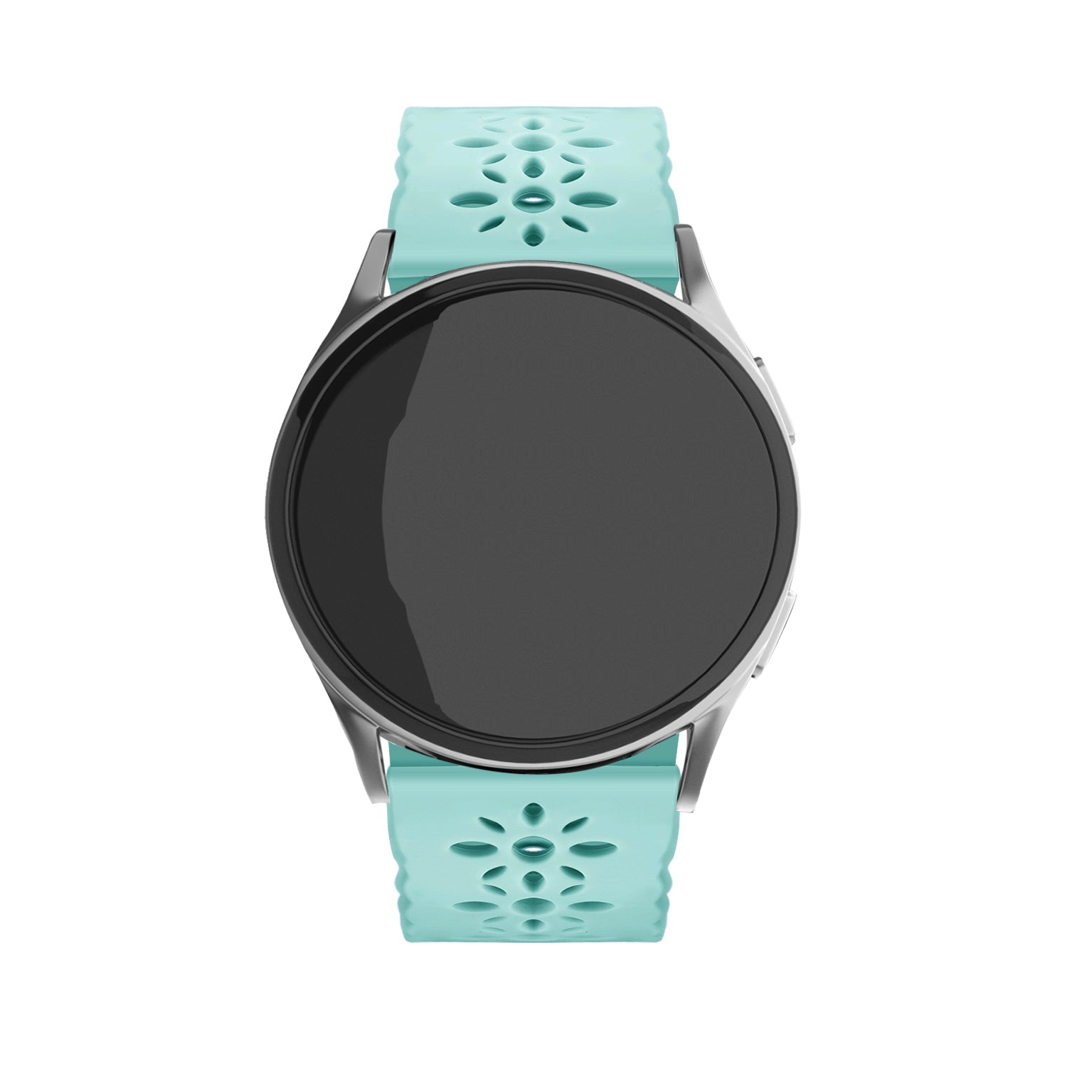 Withings ScanWatch Nova siliconen bandje met patroon (blue sea green)