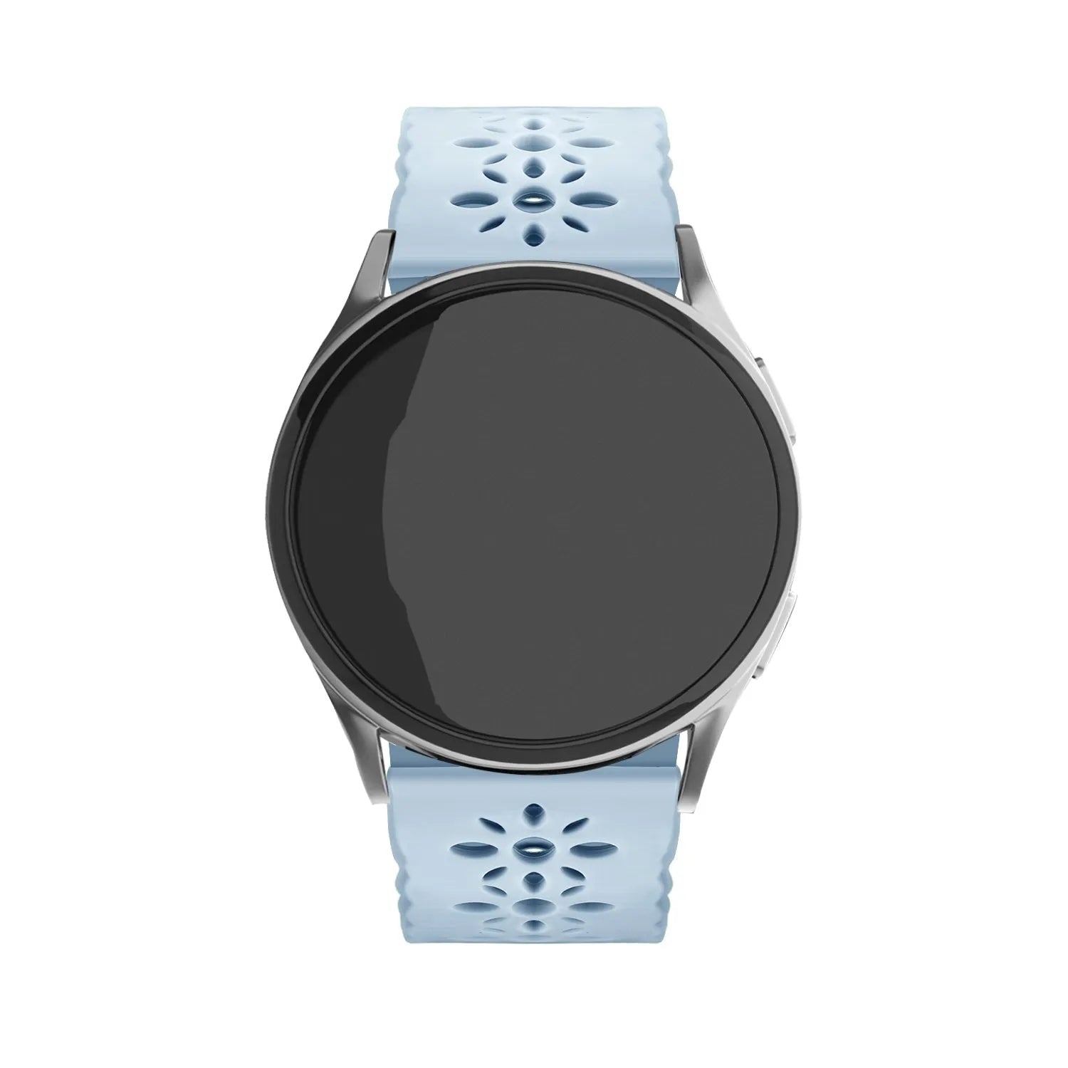 Amazfit Active Patterned Silicone Strap (Mist Blue)