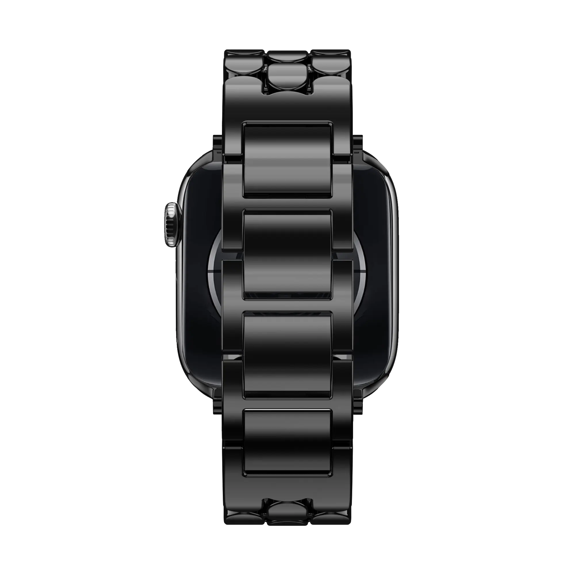 Bandz Apple Watch Stahlarmband 'Oval' (Schwarz)