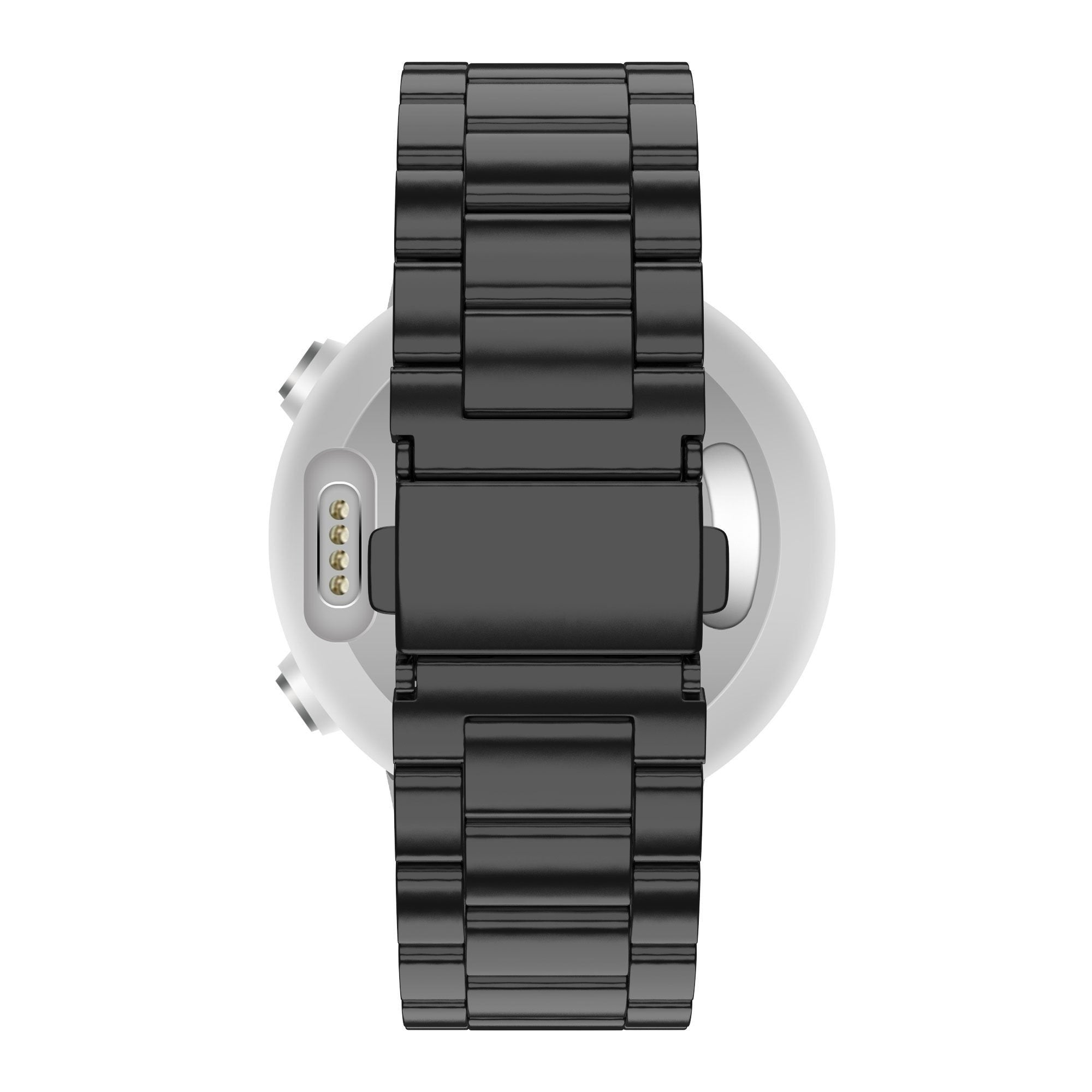 Bandz Garmin Tactix 8 - 47mm stalen band 'Classic' (zwart)