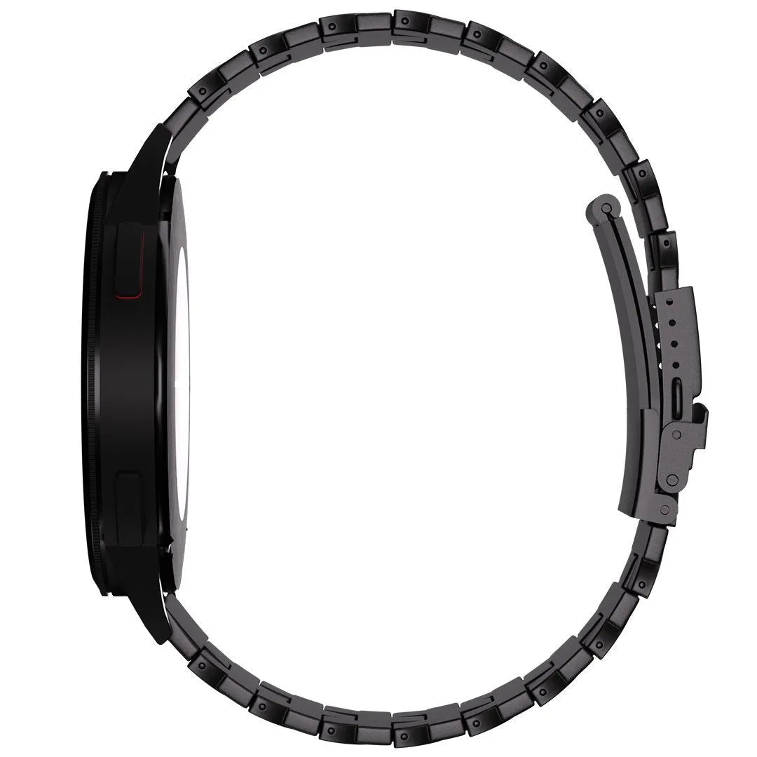 Gard Pro Health Smartwatch 3 - 48mm Titanium Strap 'Butterfly' (Black)