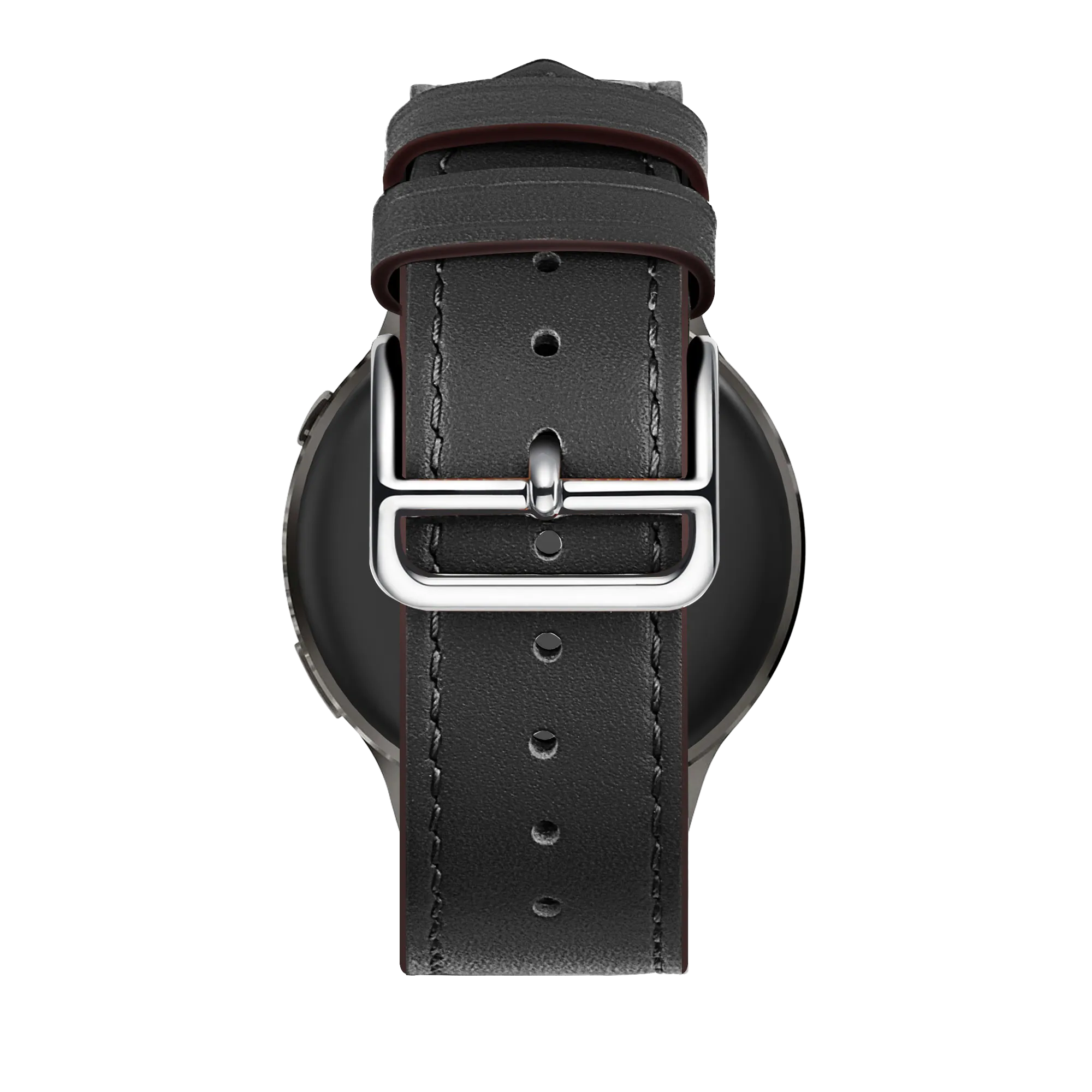 Bandz Garmin Forerunner 265s Lederarmband 'Deluxe' (Schwarz)