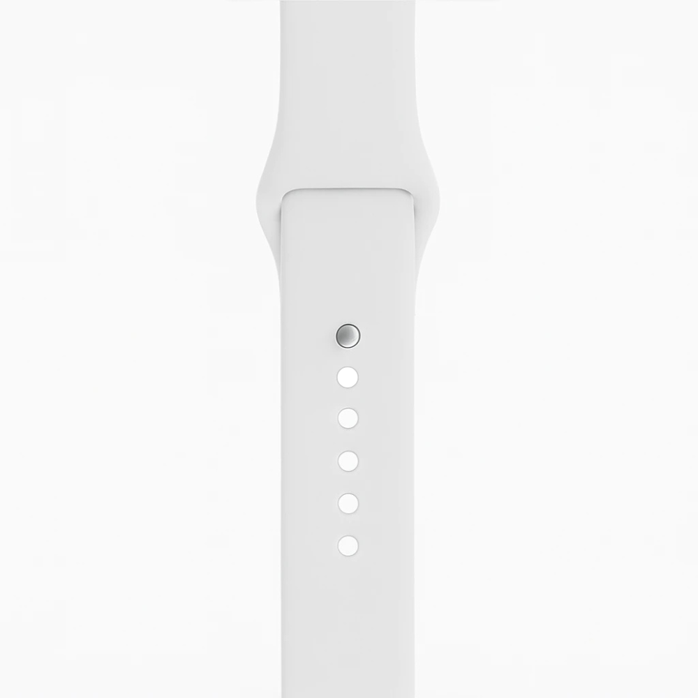 Apple Watch Silicone Strap (White)