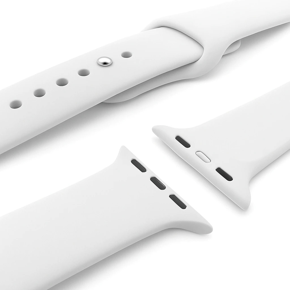 Apple Watch Silicone Strap (White)