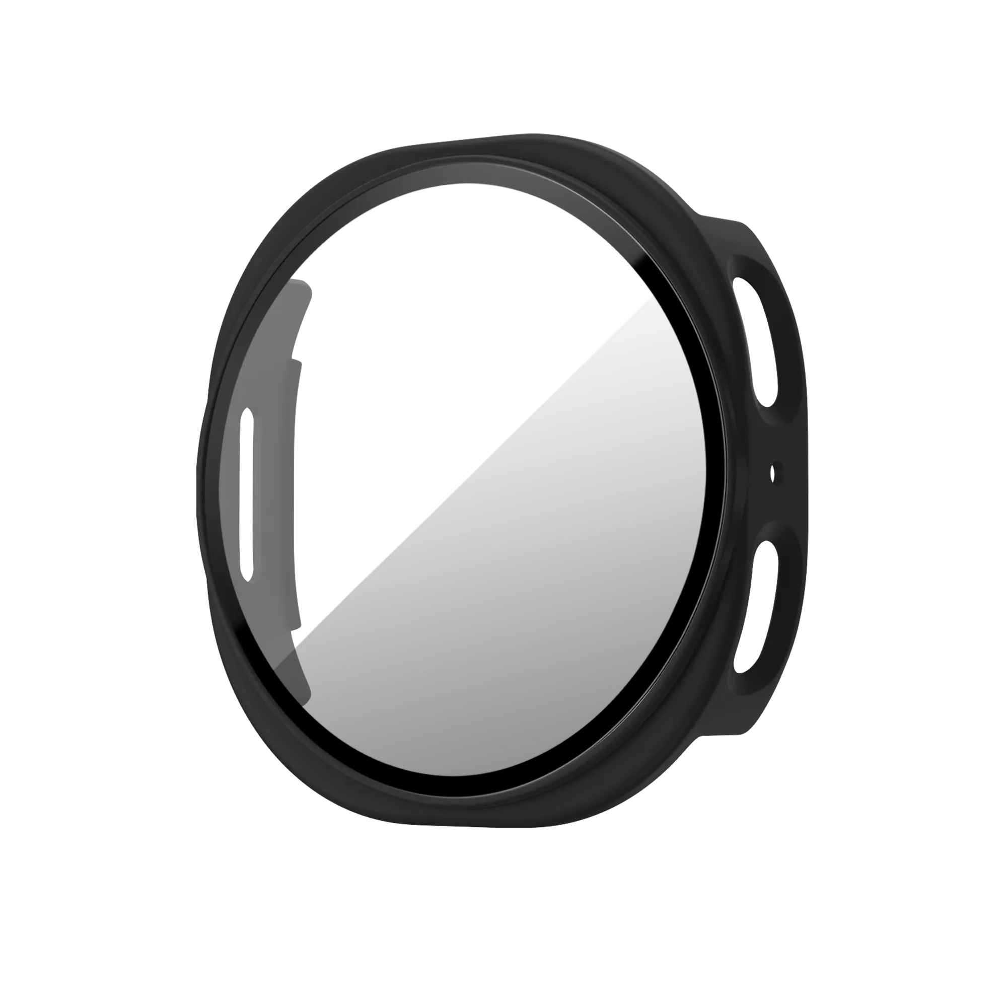 Bandz Samsung Galaxy Watch 8 - 40mm PC hoesje met glas (zwart)