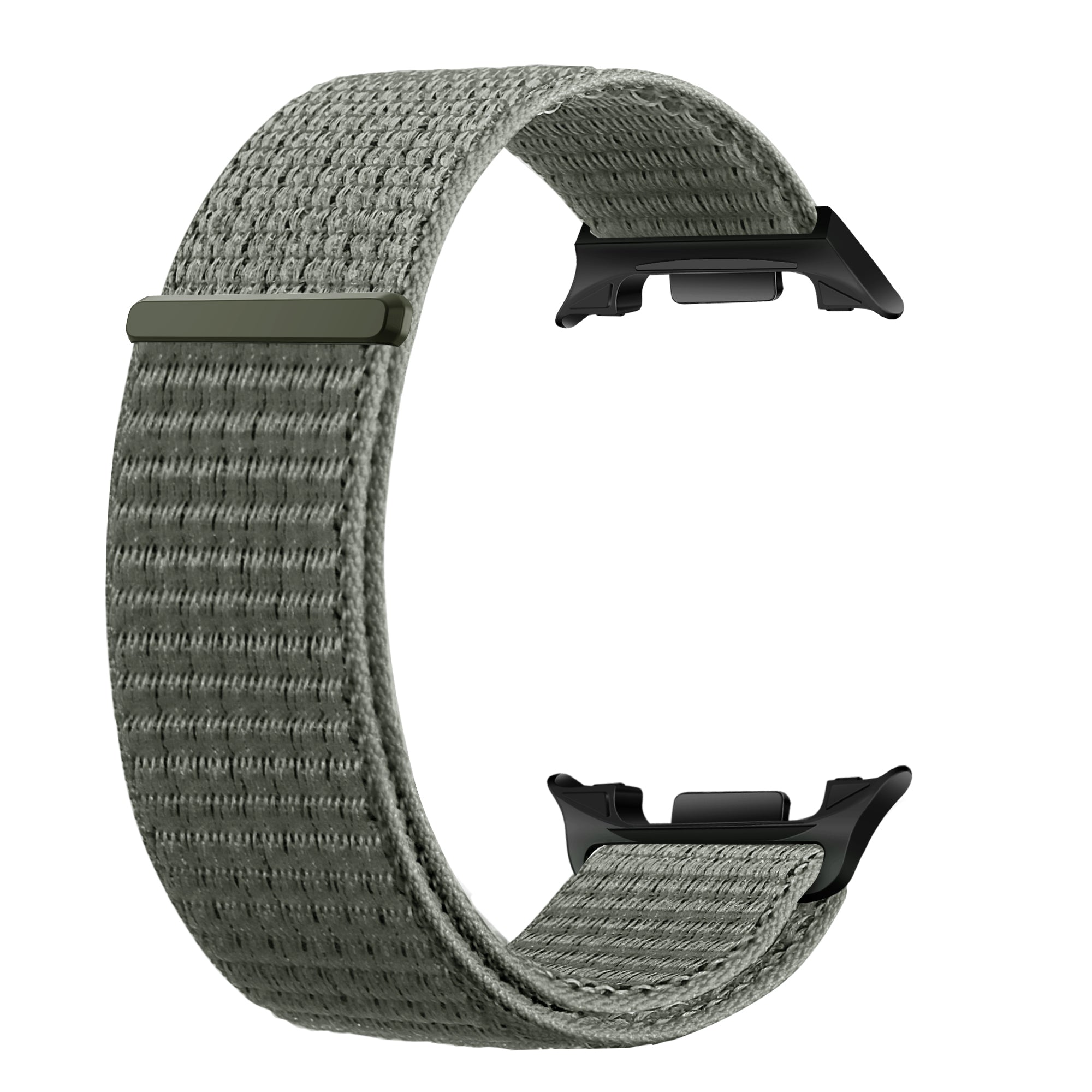 Bracelet nylon Samsung Galaxy Watch 8 - 40mm (gris-vert)