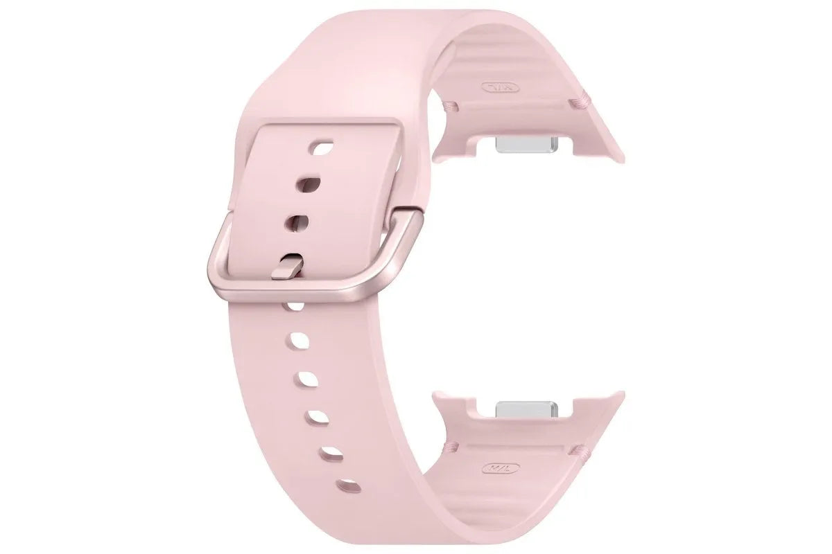 Silicone Sport Strap, pink, without a watch, 3/4 front view