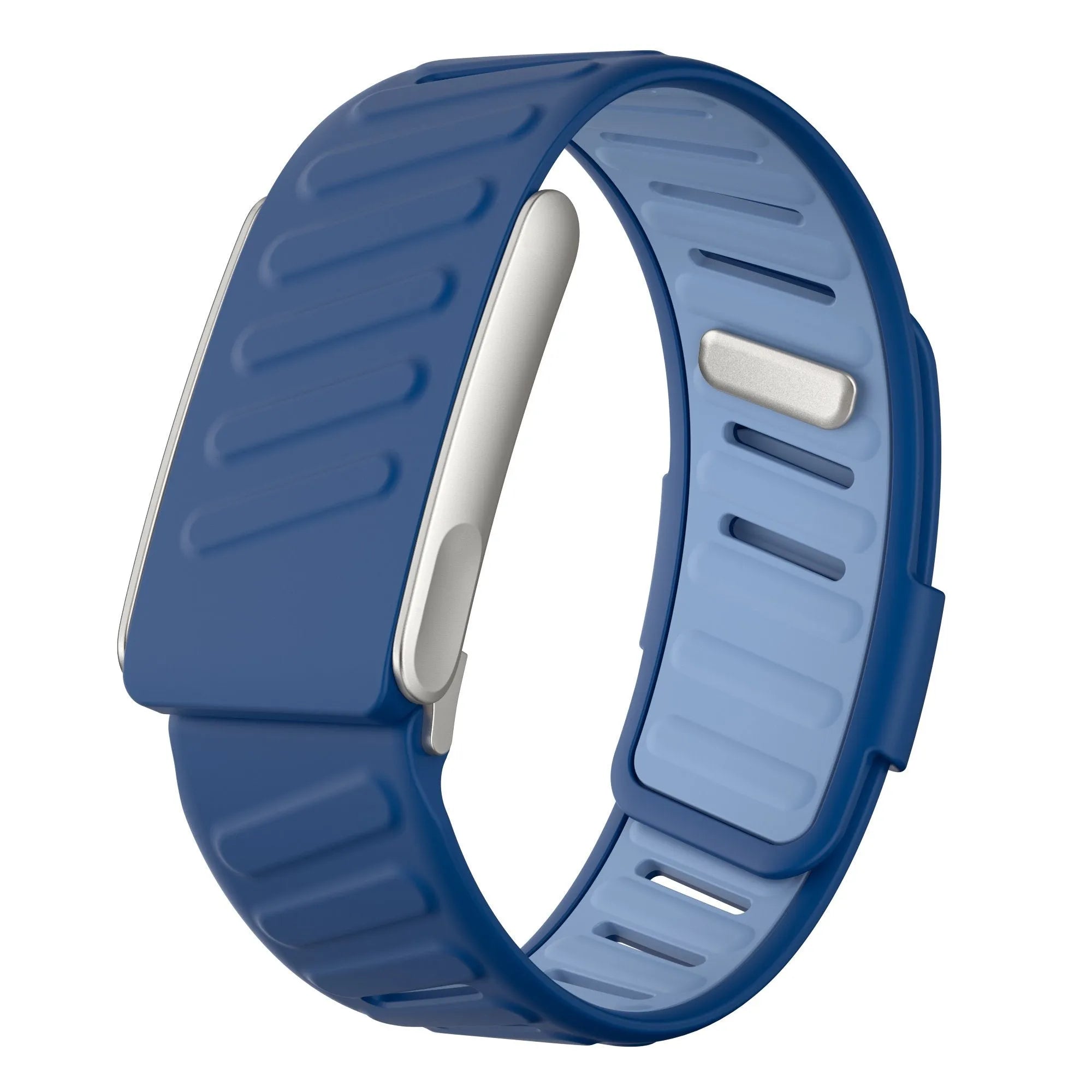 Bracelet sport compatible avec Whoop MG (bleu duo)