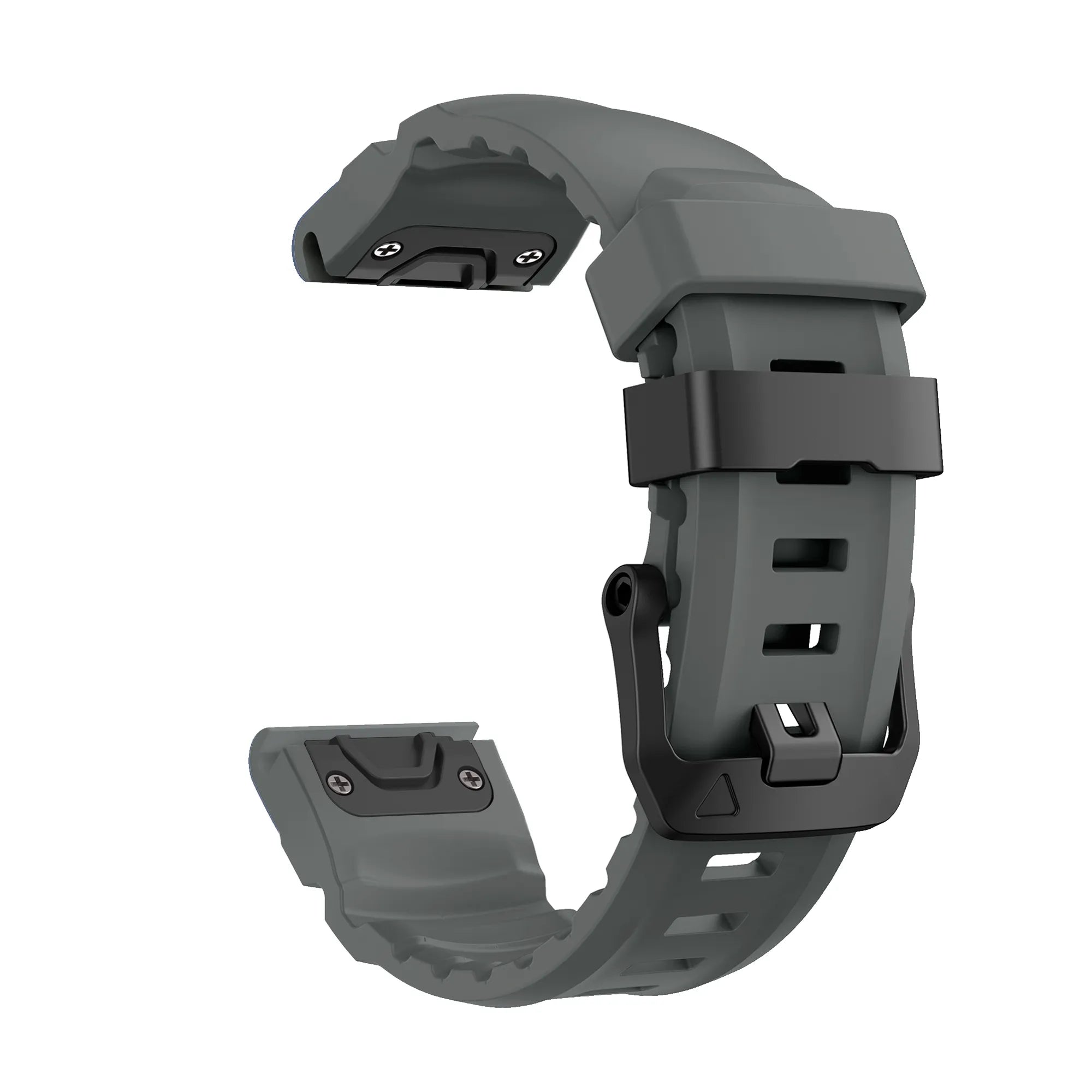 Garmin Fenix E Trail Silikonarmband (Dunkel Grau)