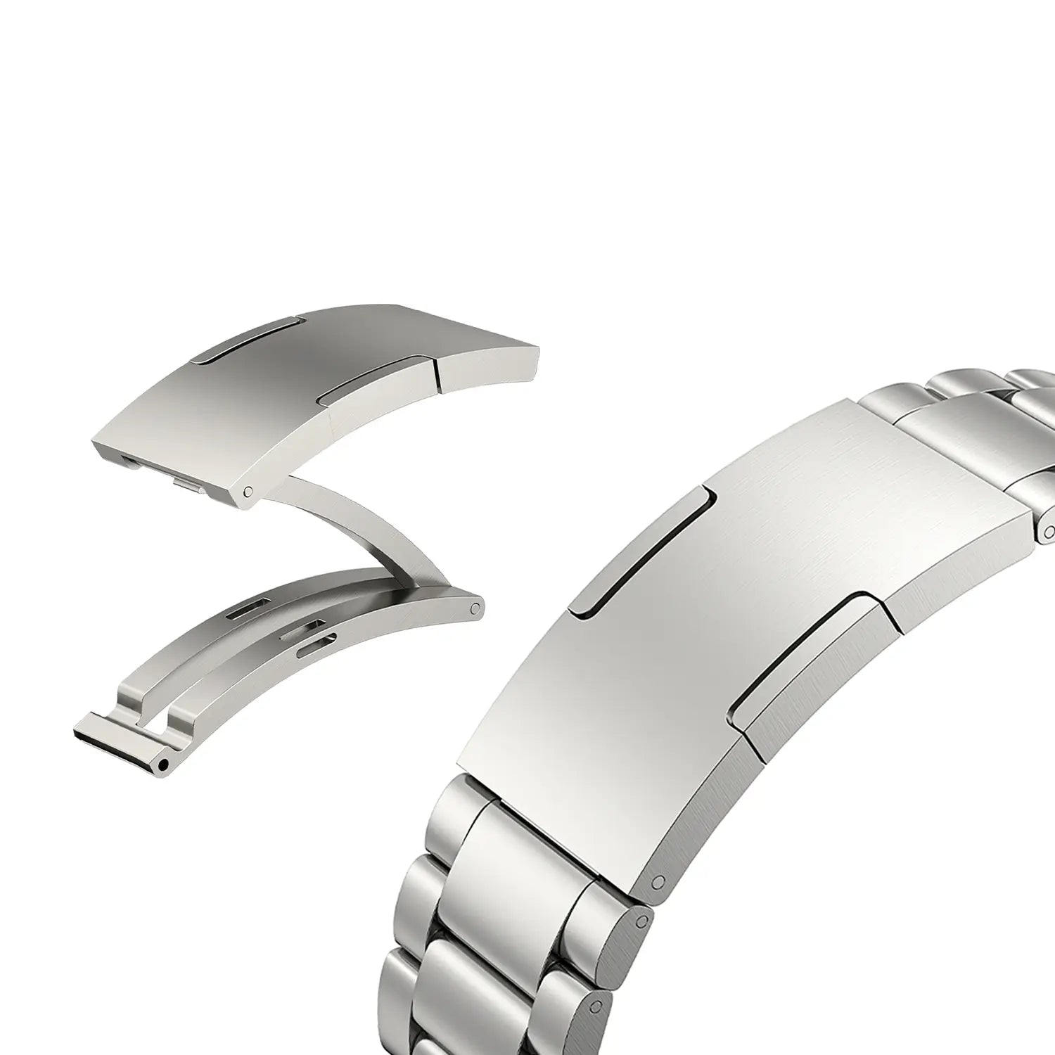 Apple Watch verfijnde stalen band (zilver)