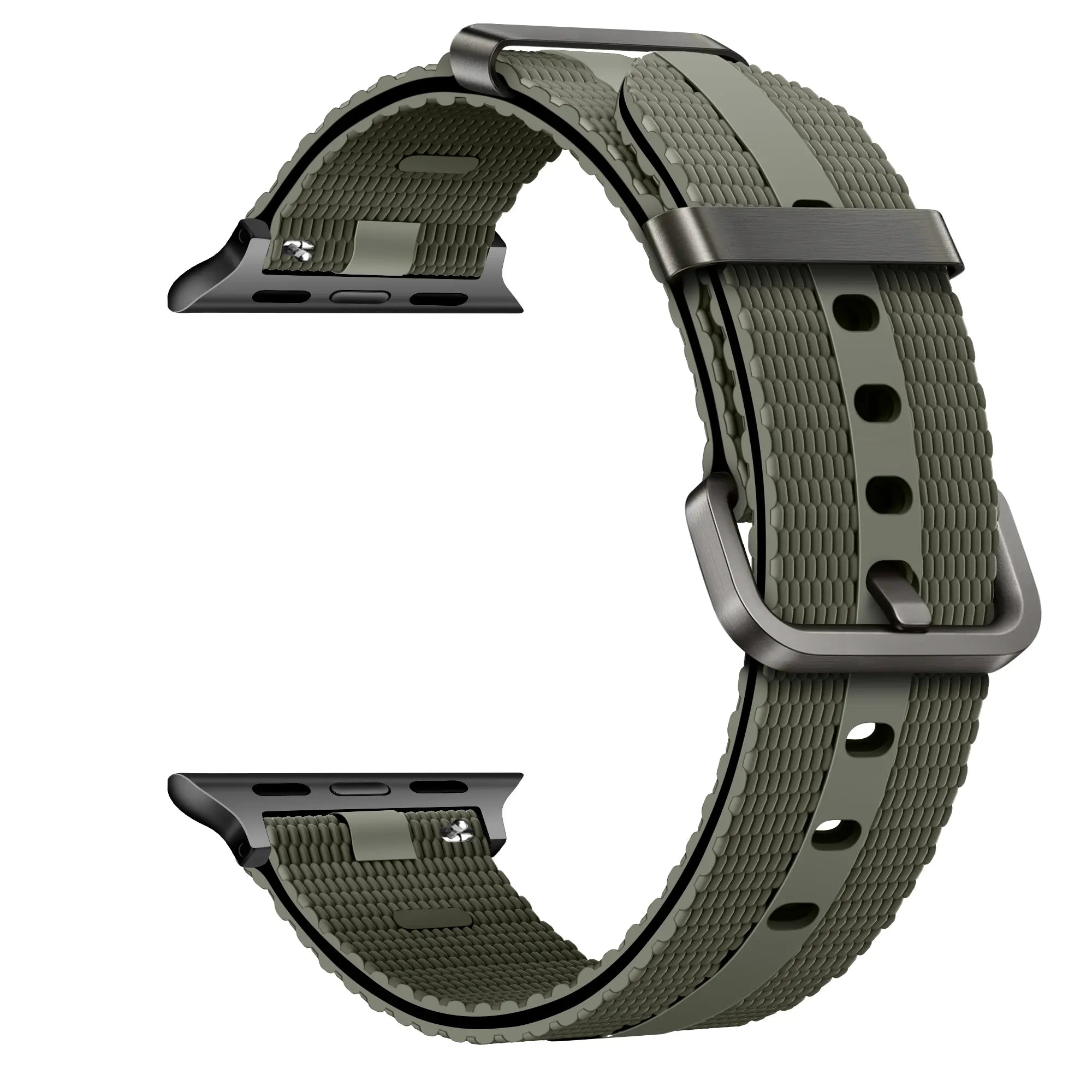 Apple Watch Silicone Active Strap (Army Green)