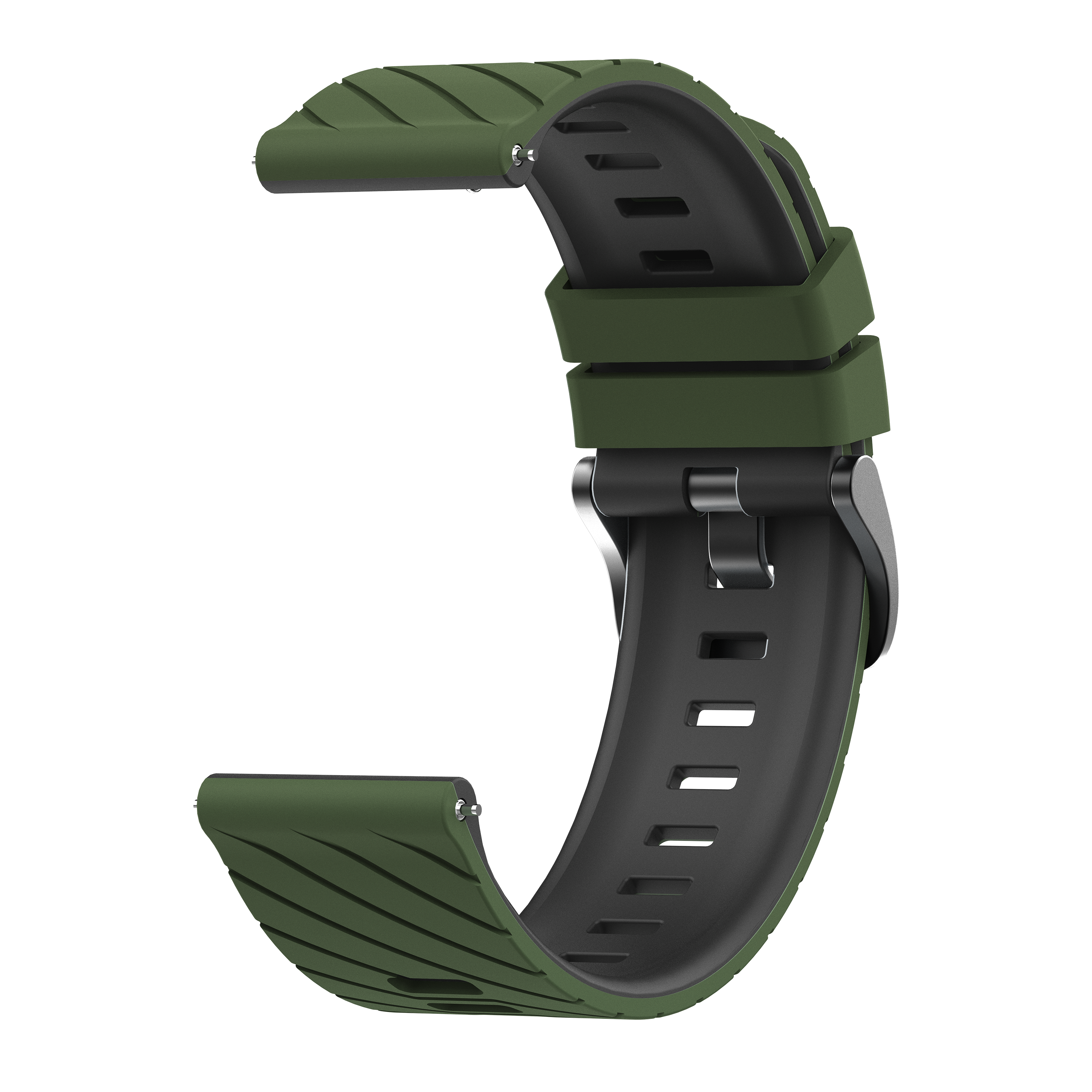 Xiaomi Mi Watch twill sport band (groen/zwart)
