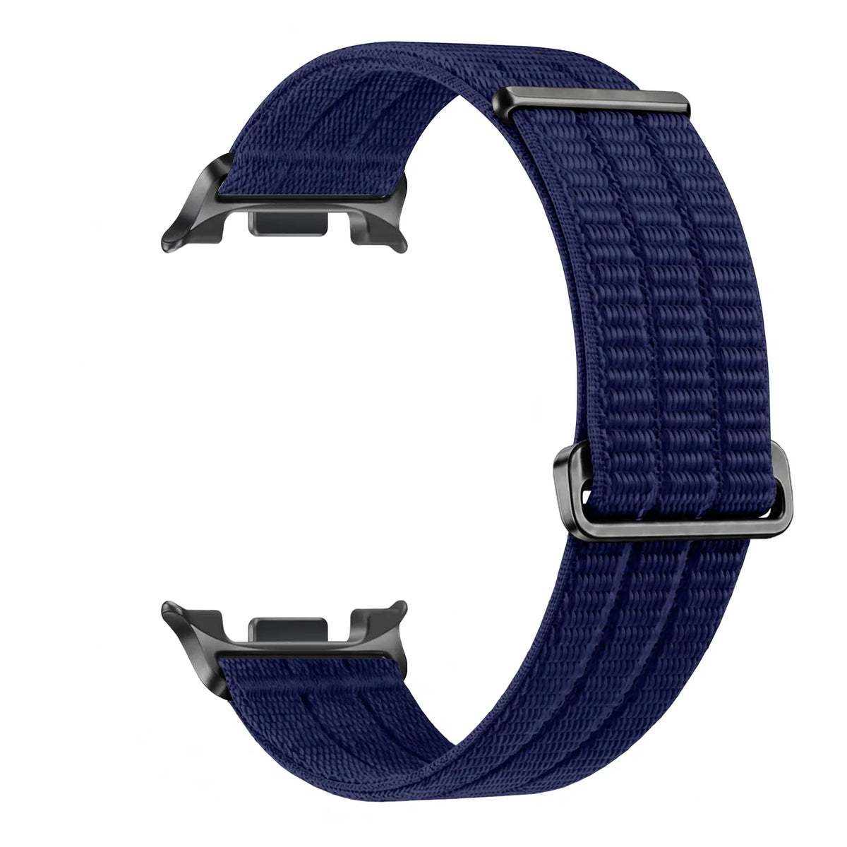 Nylon Air Strap, dark blue, without a watch, 3/4 front view