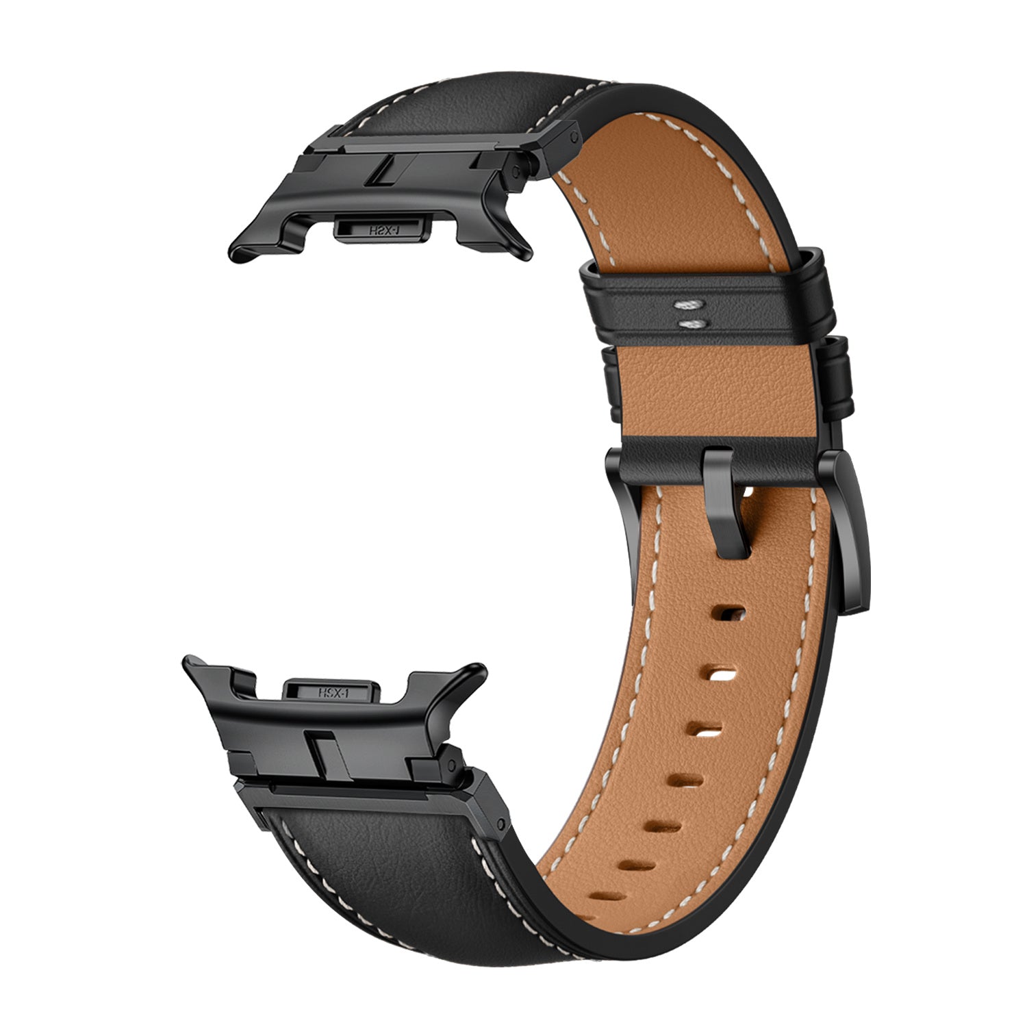 Samsung Galaxy Watch 9 - 40mm Premium Lederarmband (Schwarz)