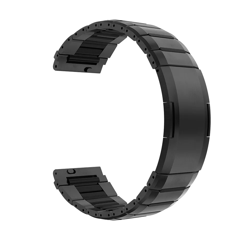 Polar Grit X2 Pro 'One Push' Steel Hybrid Strap (Black)