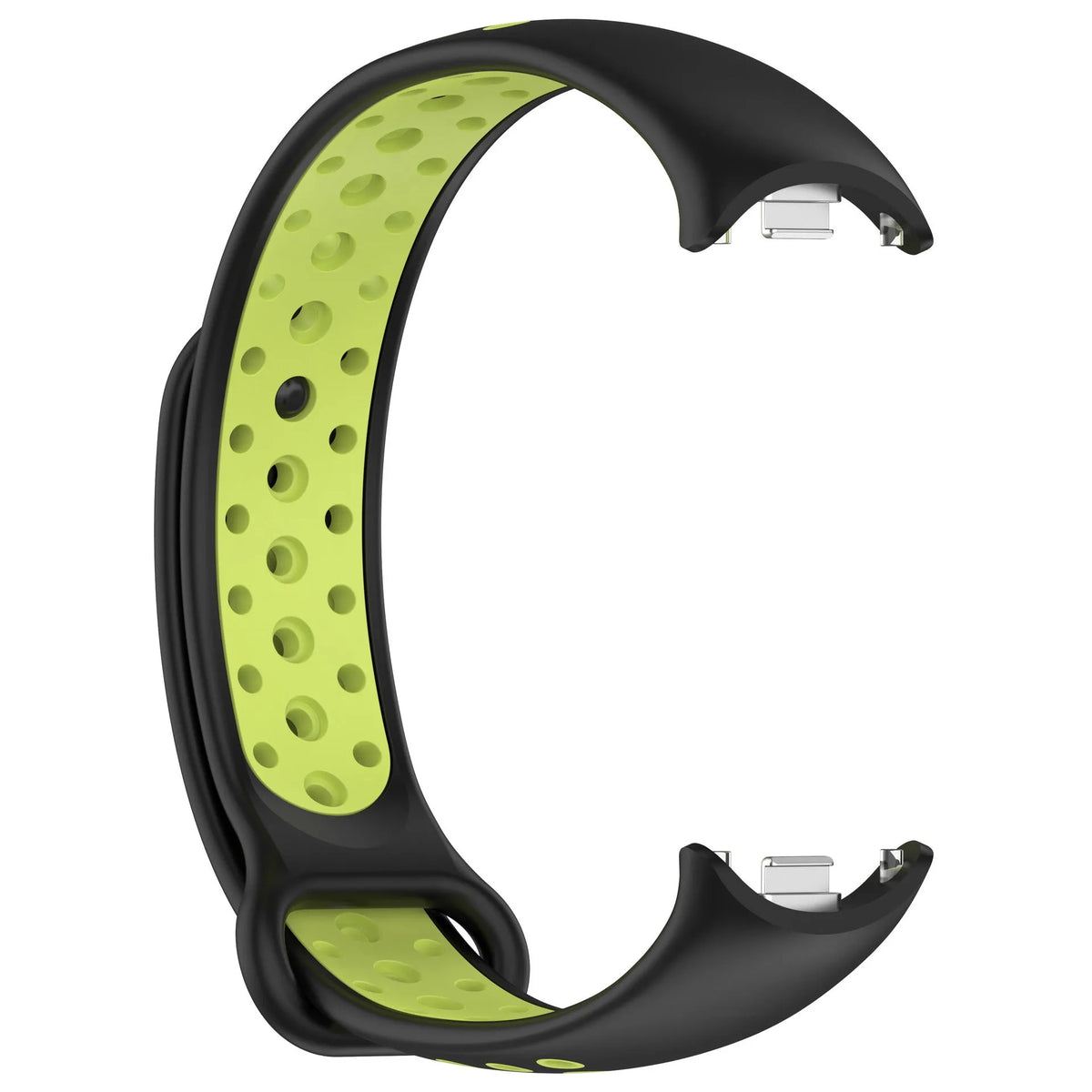 Silicone Sport Strap, without a watch, 3/4 front view