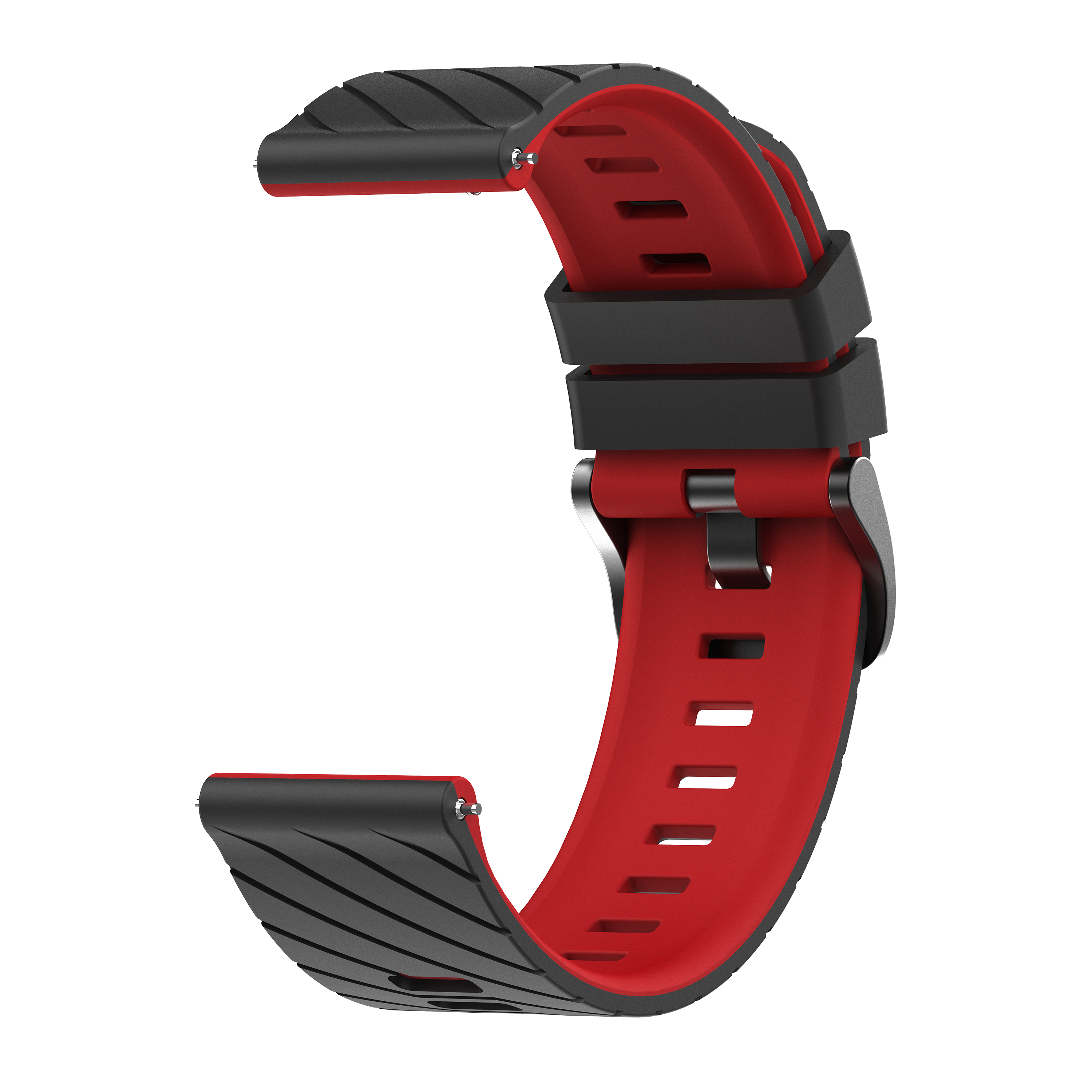 Xiaomi Mi Watch twill sport band (zwart/rood)