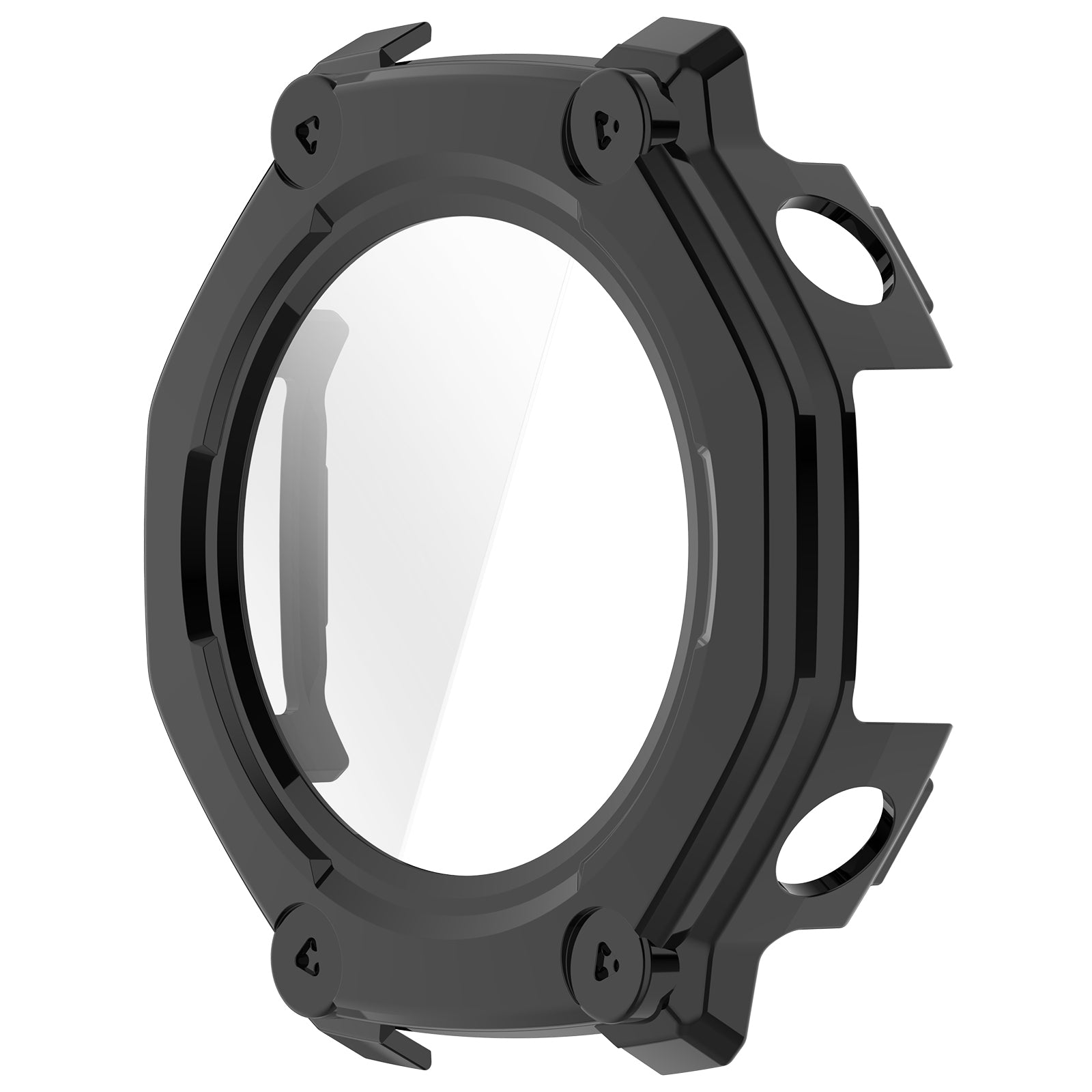 Amazfit T-Rex 3 Pro - 44mm PC Hardcase mit Glas (Schwarz)
