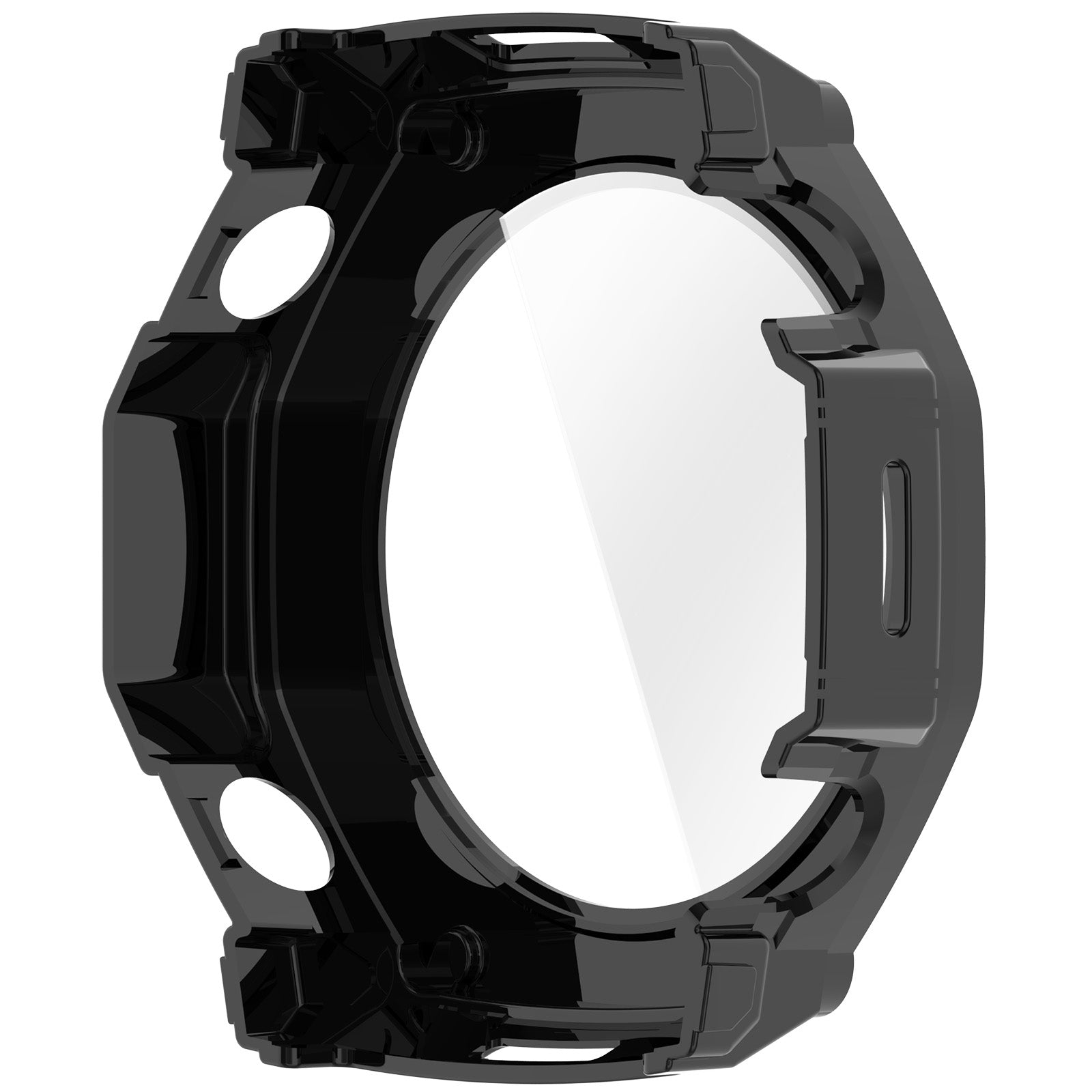 Amazfit T-Rex Ultra 2 PC Hülle mit Glas (Schwarz)
