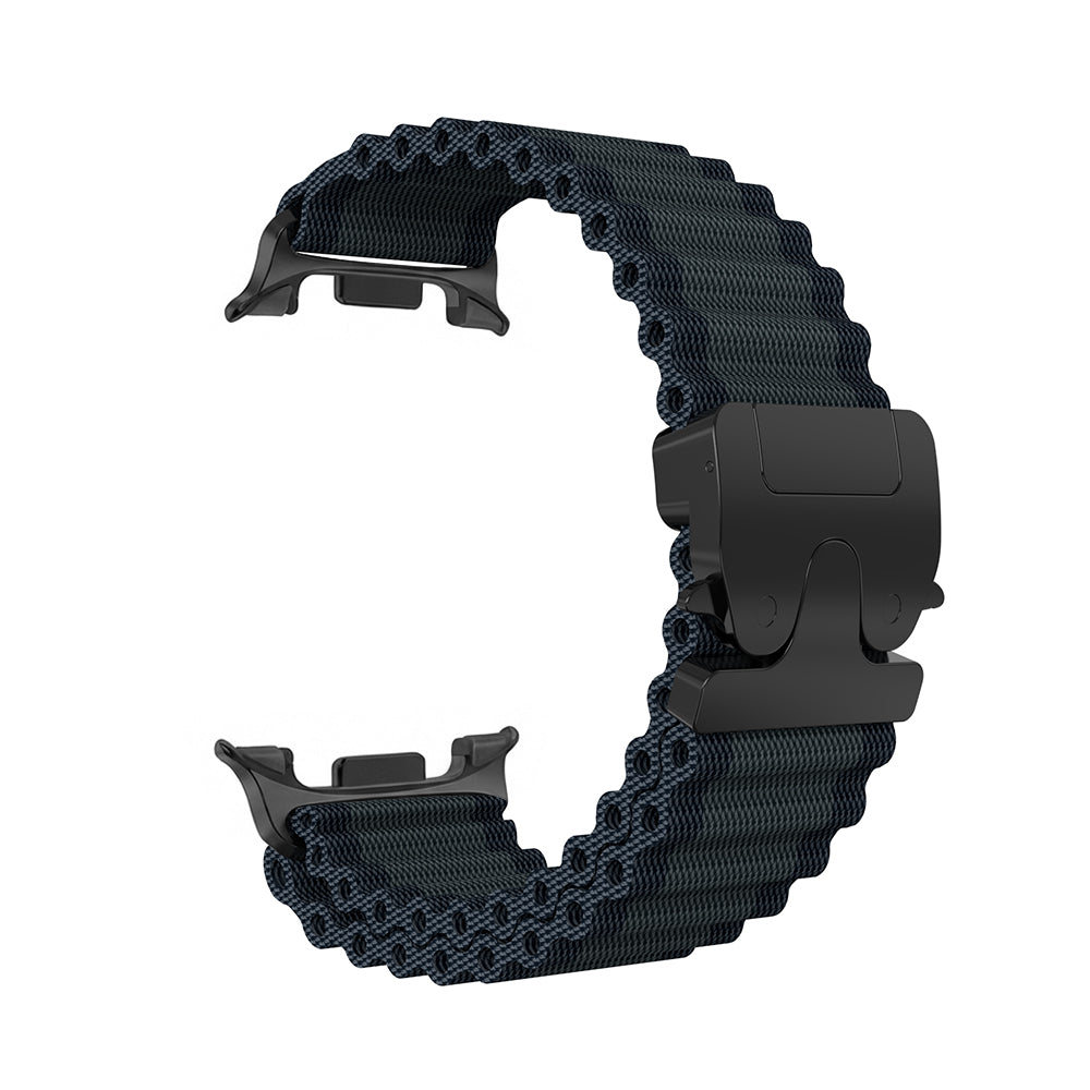 Correa nylon Outdoor con hebilla-P Samsung Galaxy Watch 8 - 40mm (negro con negro)