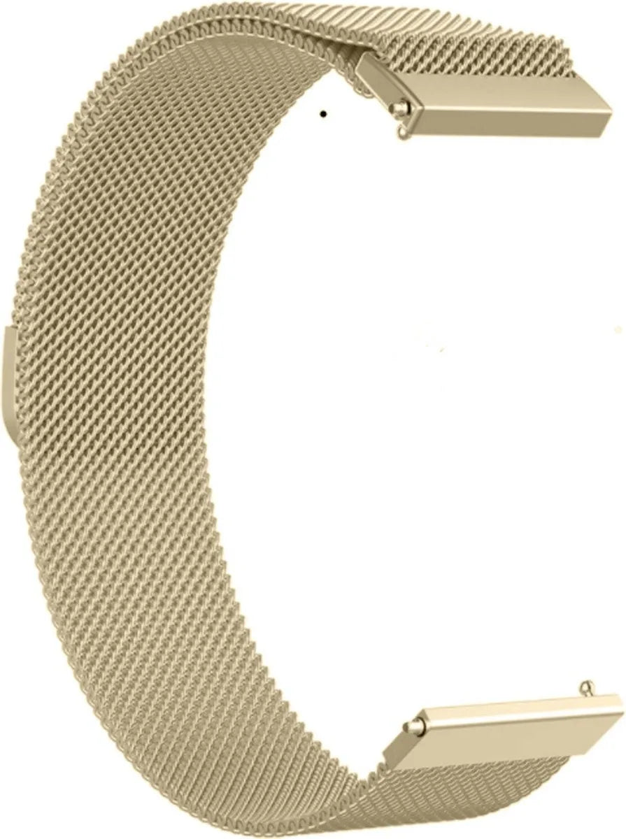 Coros Pace 2 Milanese Strap (Champagne Gold)
