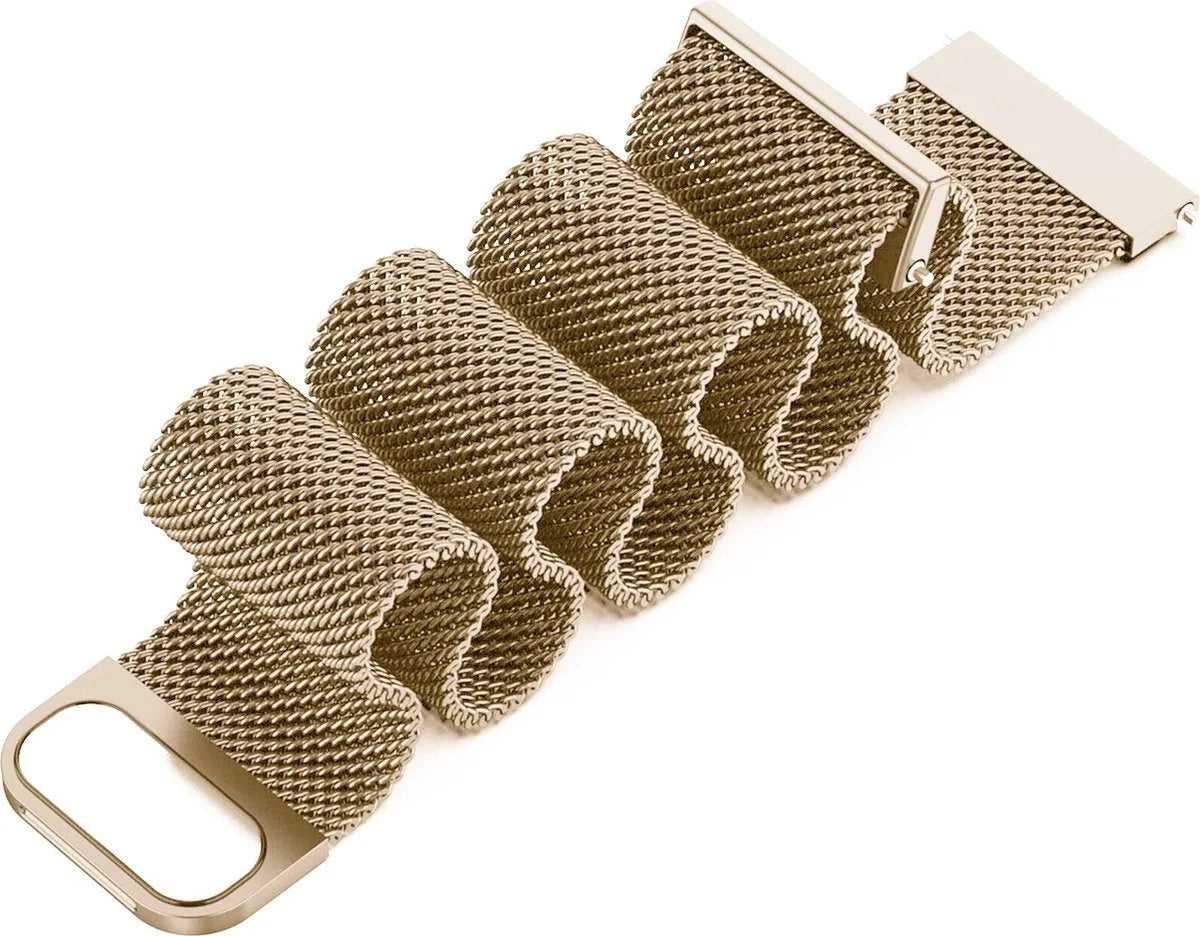 Coros Pace 2 Milanese Strap (Champagne Gold)