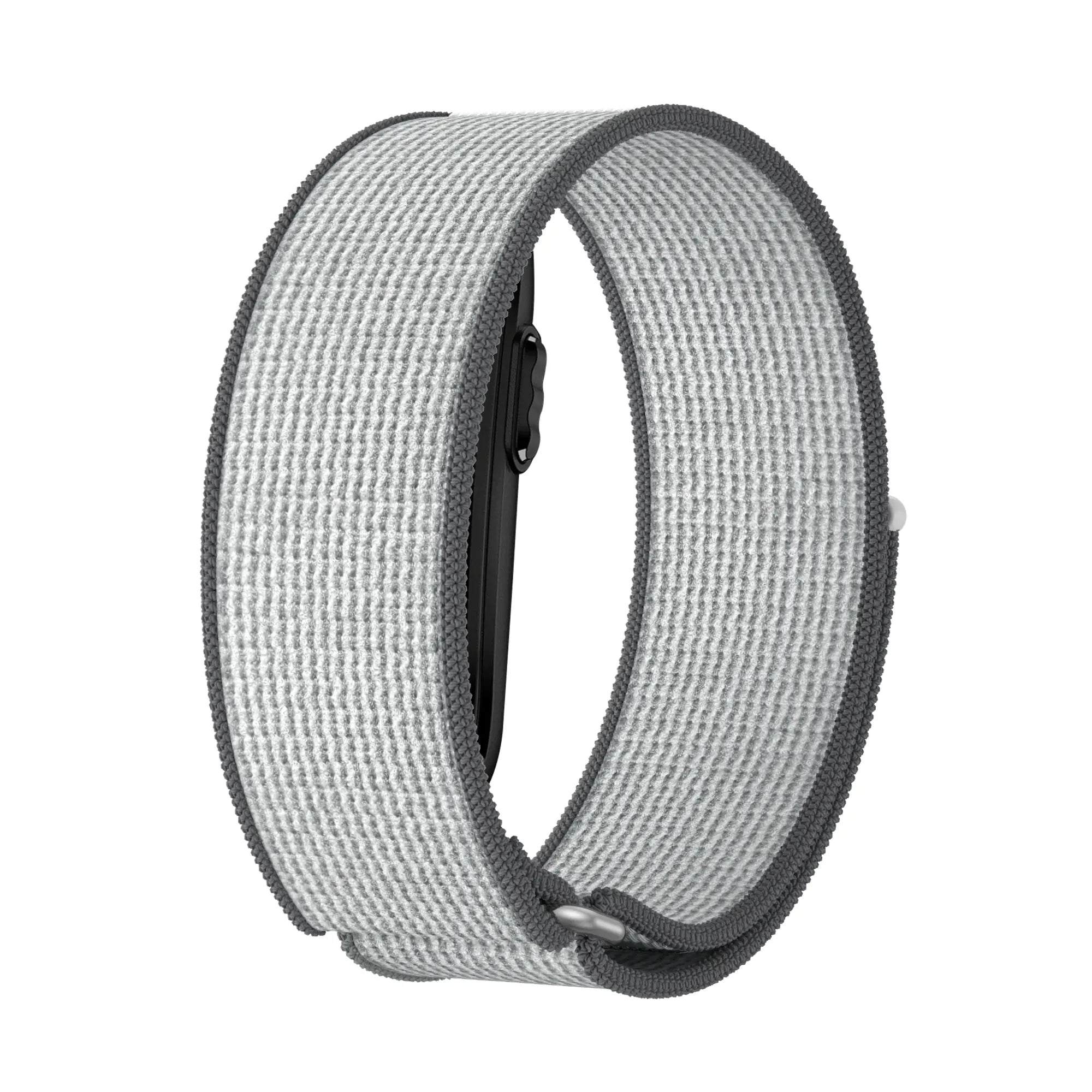 Bandz Garmin Cirqa Nylon Band für Biceps (Grau/Weiß)