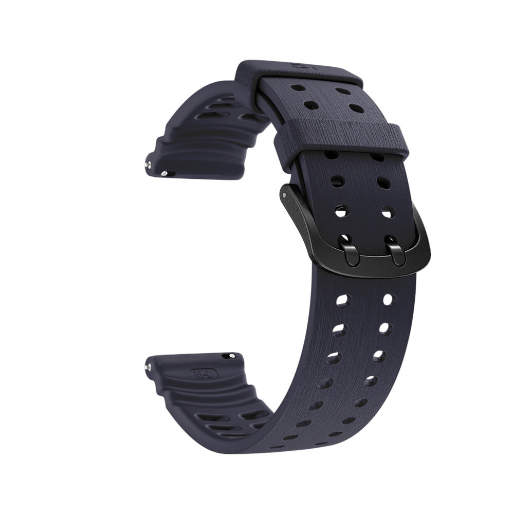 Bracelet silicone grain Polar Grit X2 Pro (bleu foncé)
