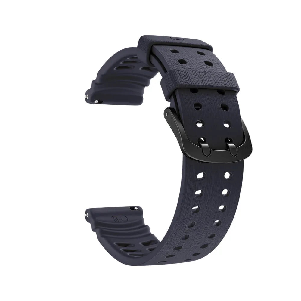 Polar Street X Gebürstetes Silikonarmband (Dunkelblau)
