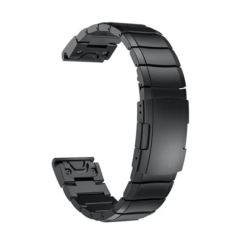 Metal Strap, black, without a watch, 3/4 front view