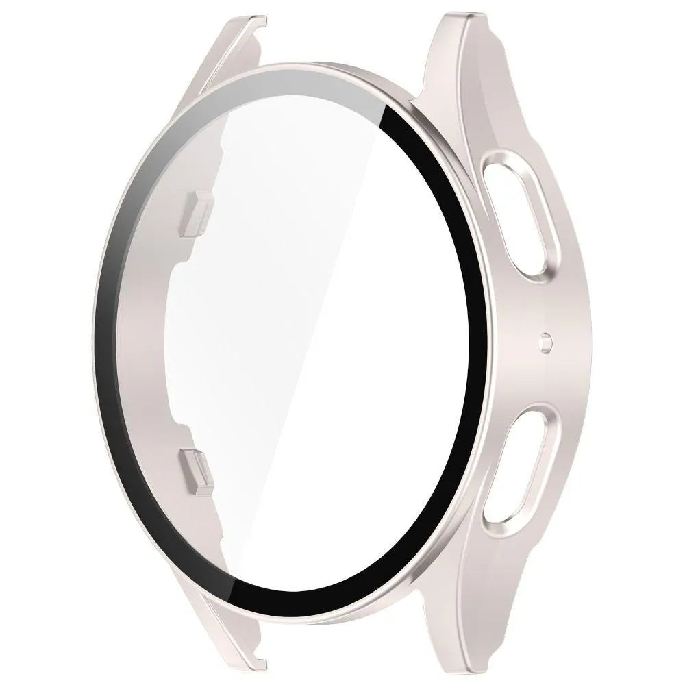 Samsung Galaxy Watch 7 40mm hard case met glas (sterrenlicht)