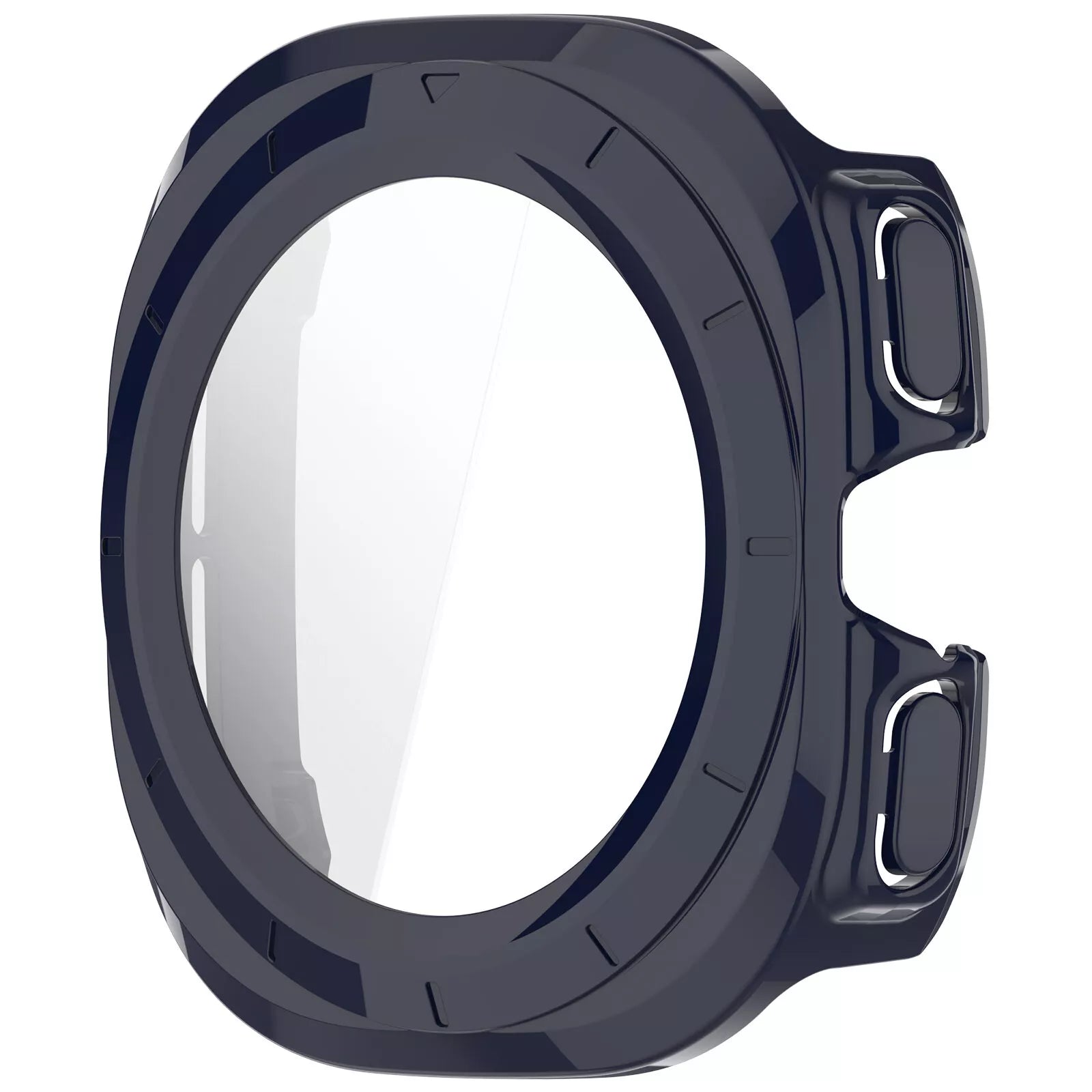 Funda rígida con vidrio Samsung Galaxy Watch Ultra (azul oscuro)