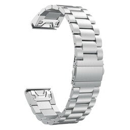 Garmin Instinct 3 - 45mm Stahlarmband (Silber)