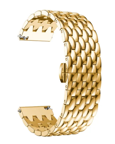 Steel Dragon Strap, gold, without a watch, 3/4 front view