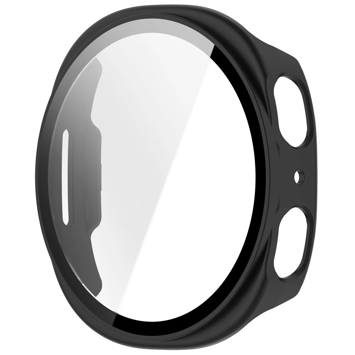 Samsung Galaxy Watch 8 - 40mm / 9 - 40mm hard case met glas (zwart)