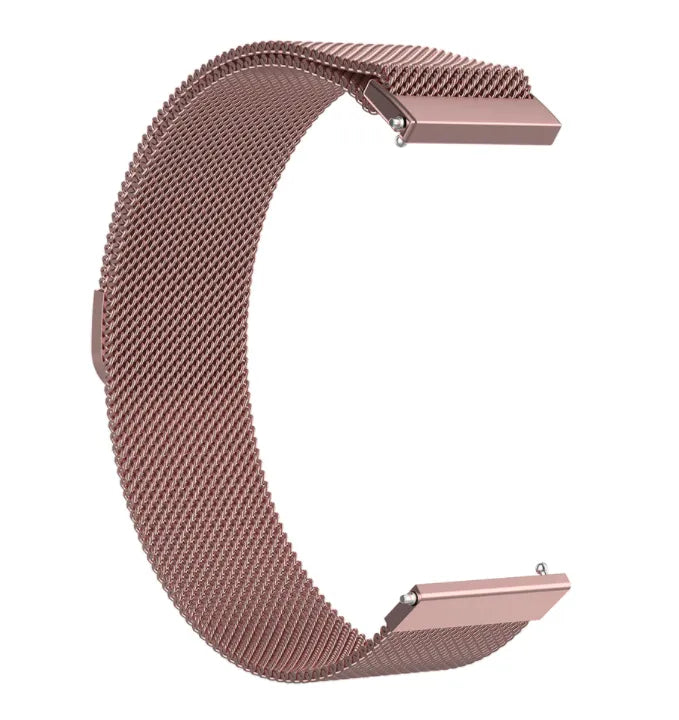 Milanese Strap, pink, without a watch, 3/4 front view