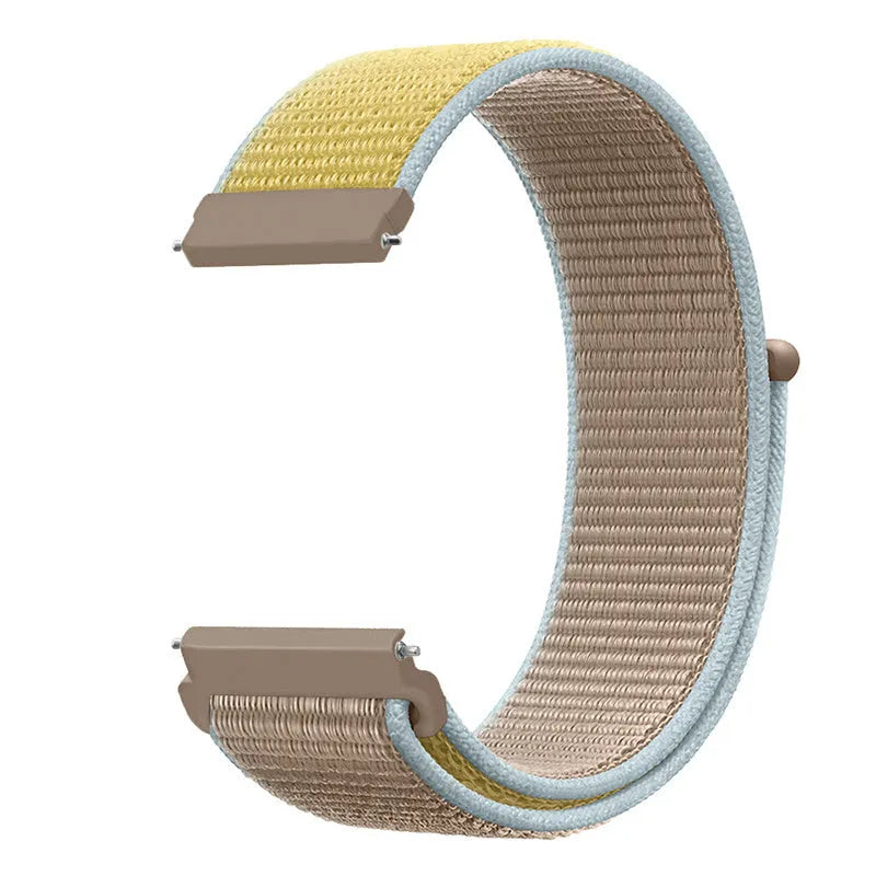 Nylon Strap, camel, without a watch, 3/4 front view