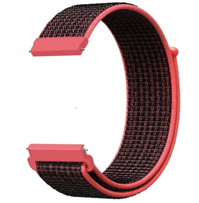 Amazfit GTR Mini nylon bandje (zwart/koraal)