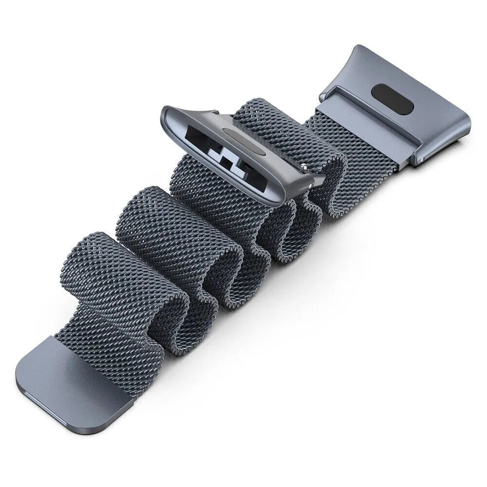 Milanese Strap, space grey, without a watch, 3/4 front view
