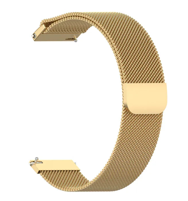 Milanese Strap, gold, without a watch, 3/4 front view