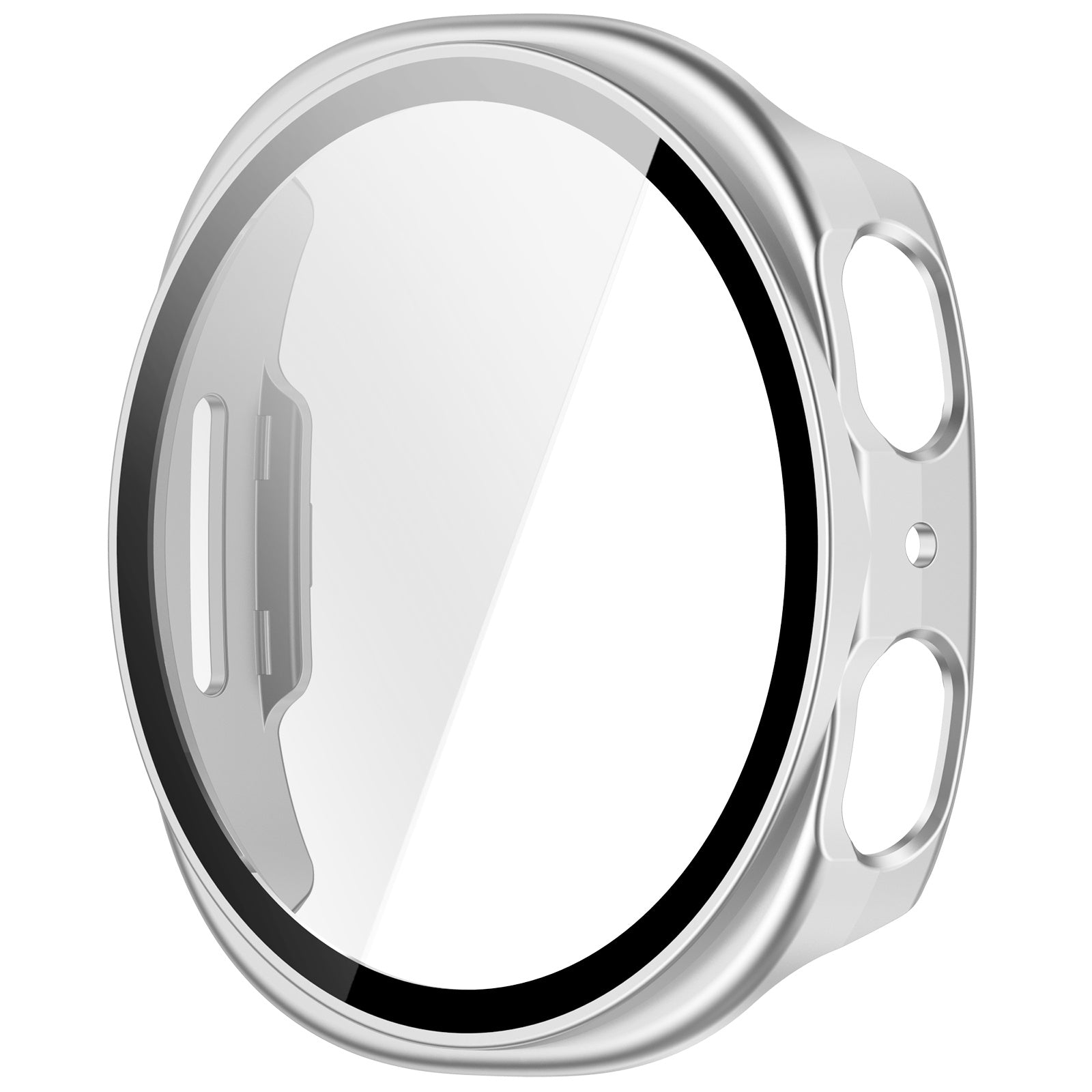 Samsung Galaxy Watch 8 - 44mm Hardcase mit Glas (Silber)