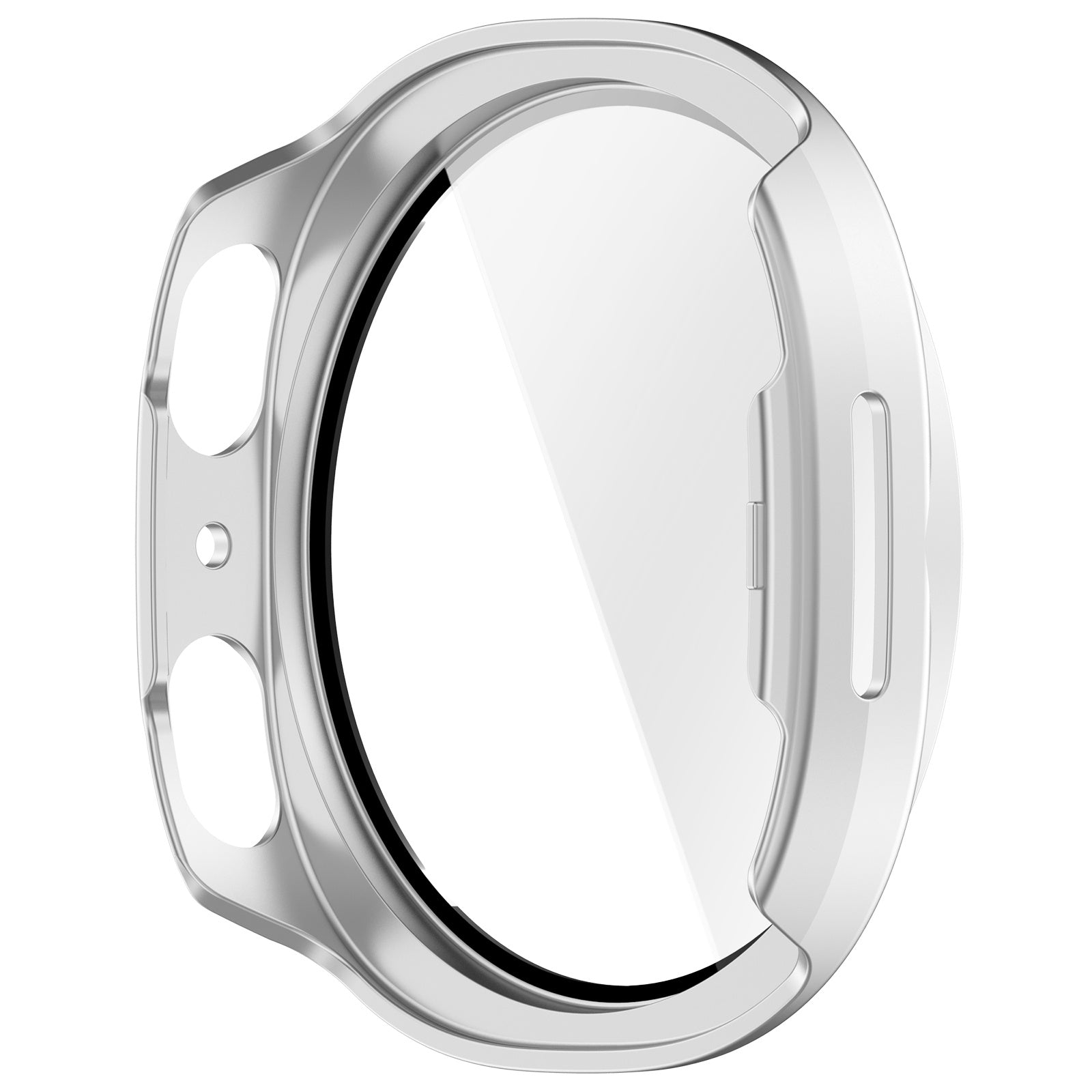 Samsung Galaxy Watch 8 - 44mm Hardcase mit Glas (Silber)