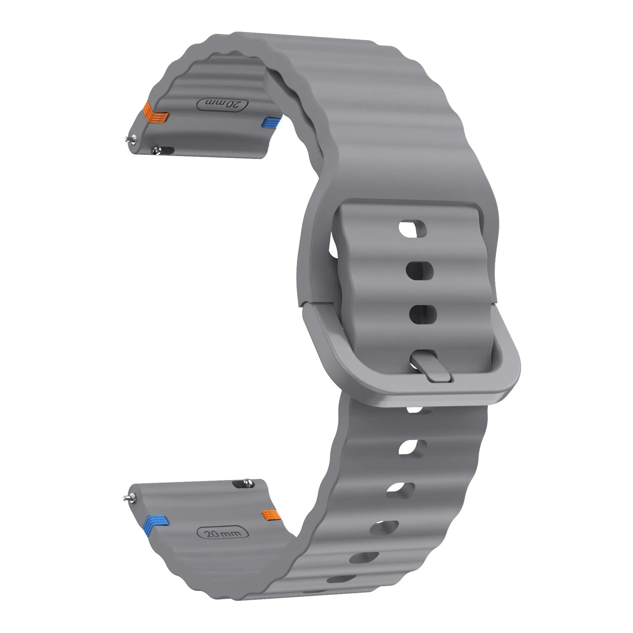 Amazfit Bip 6 Wave Silicone Strap (Dark Grey)