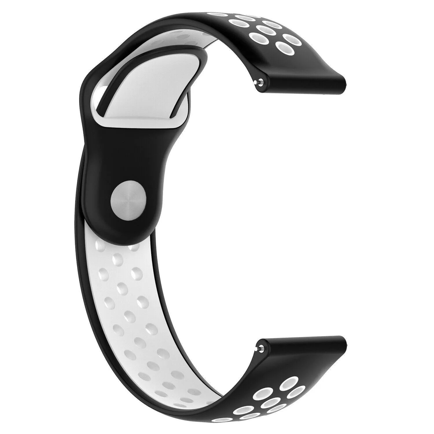 Coros Pace 4 Sport Strap (Black/White)