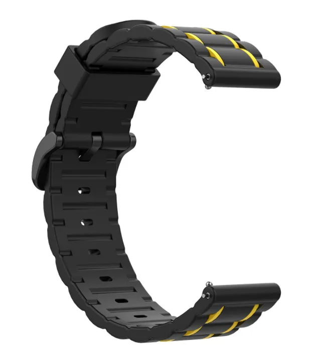 Amazfit Bip 5 Sport Buckle Strap (Black/Yellow)