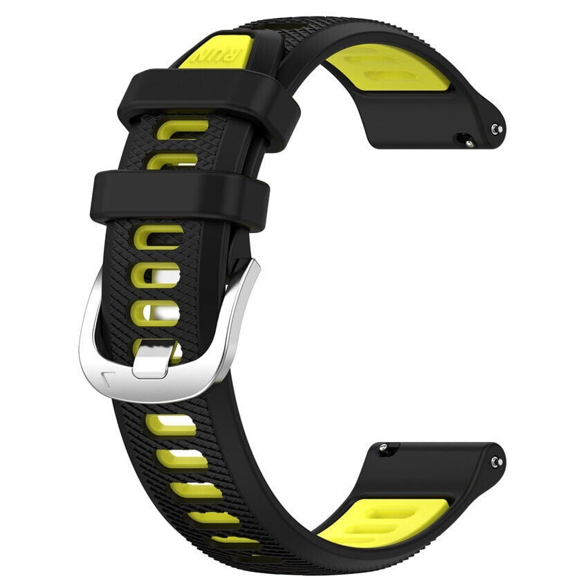 Coros Apex 4 - 42mm sport gesp bandje (zwart/geel)